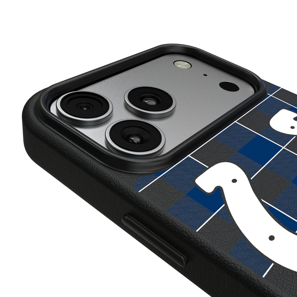 Indianapolis Colts Plaid MagSafe Compatible Phone Case for Apple iPhone 17 Series 3