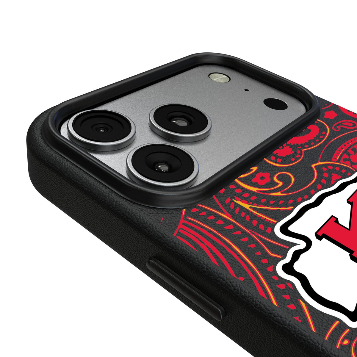 Kansas City Chiefs Paisley MagSafe Compatible Phone Case for Apple iPhone 17 Series 3