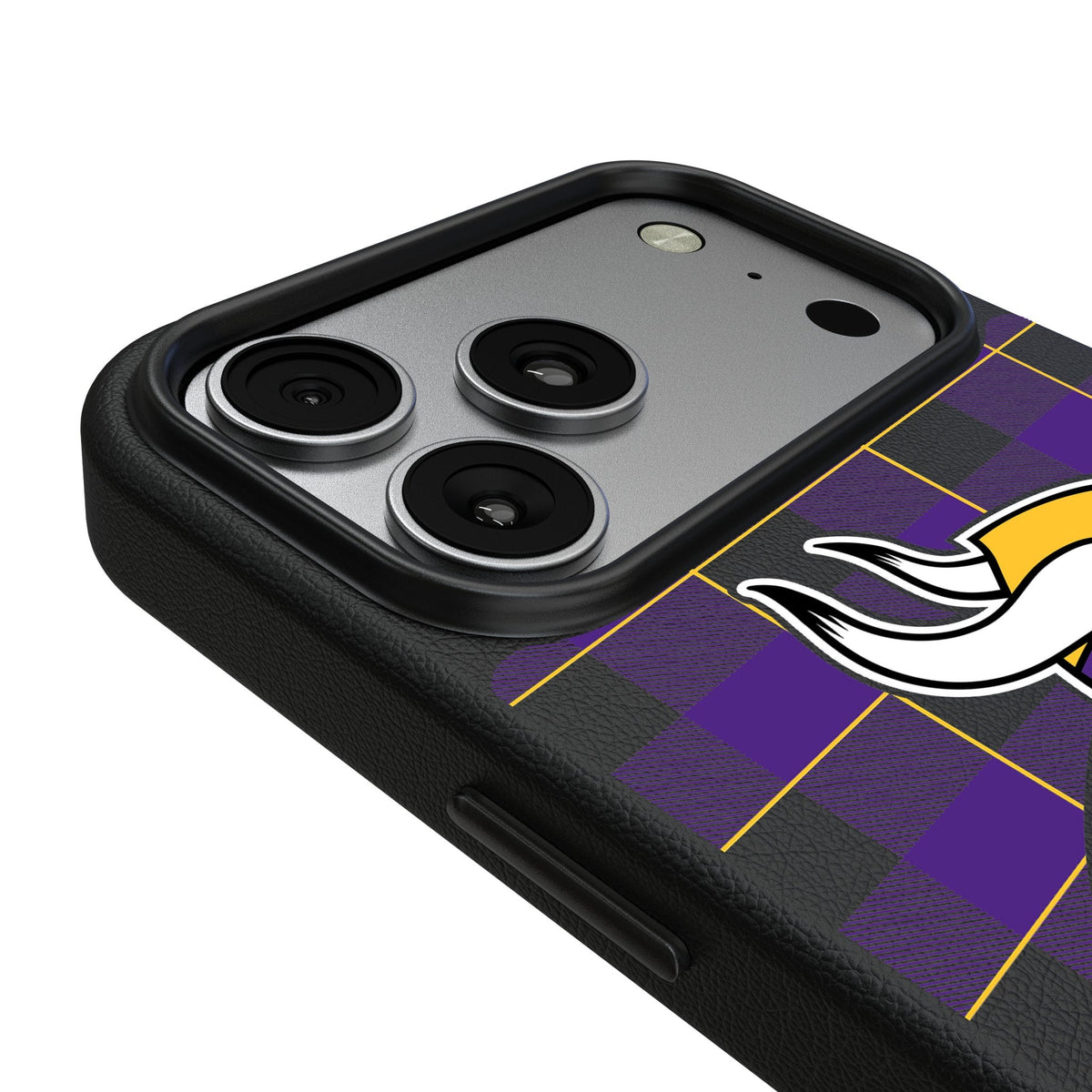 Minnesota Vikings Plaid MagSafe Compatible Phone Case for Apple iPhone 17 Series 3