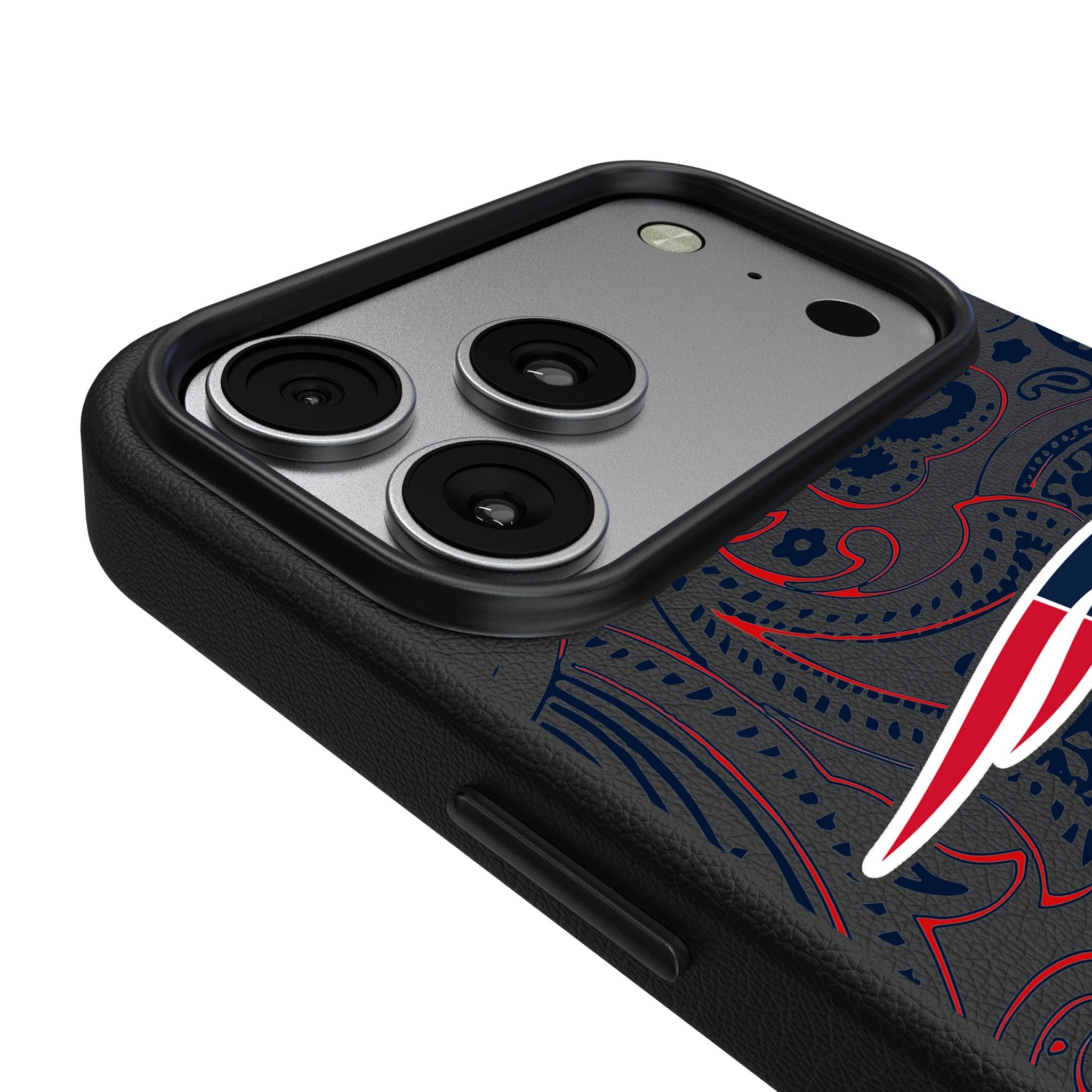 New England Patriots Paisley MagSafe Compatible Phone Case for Apple iPhone 17 Series 3