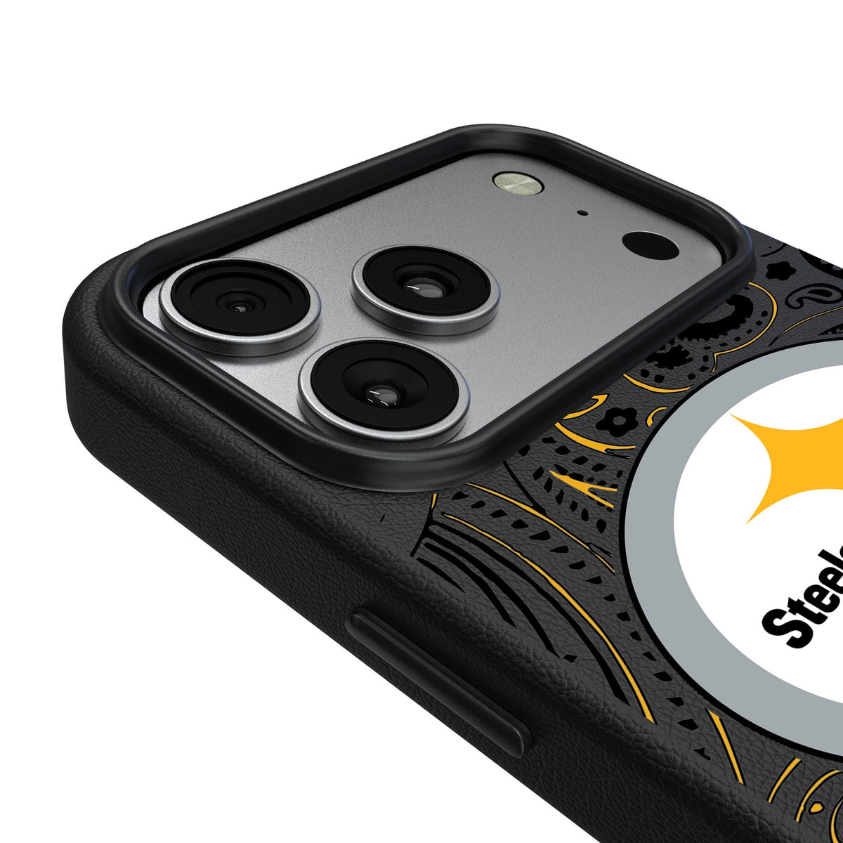 Pittsburgh Steelers Paisley MagSafe Compatible Phone Case for Apple iPhone 17 Series 3