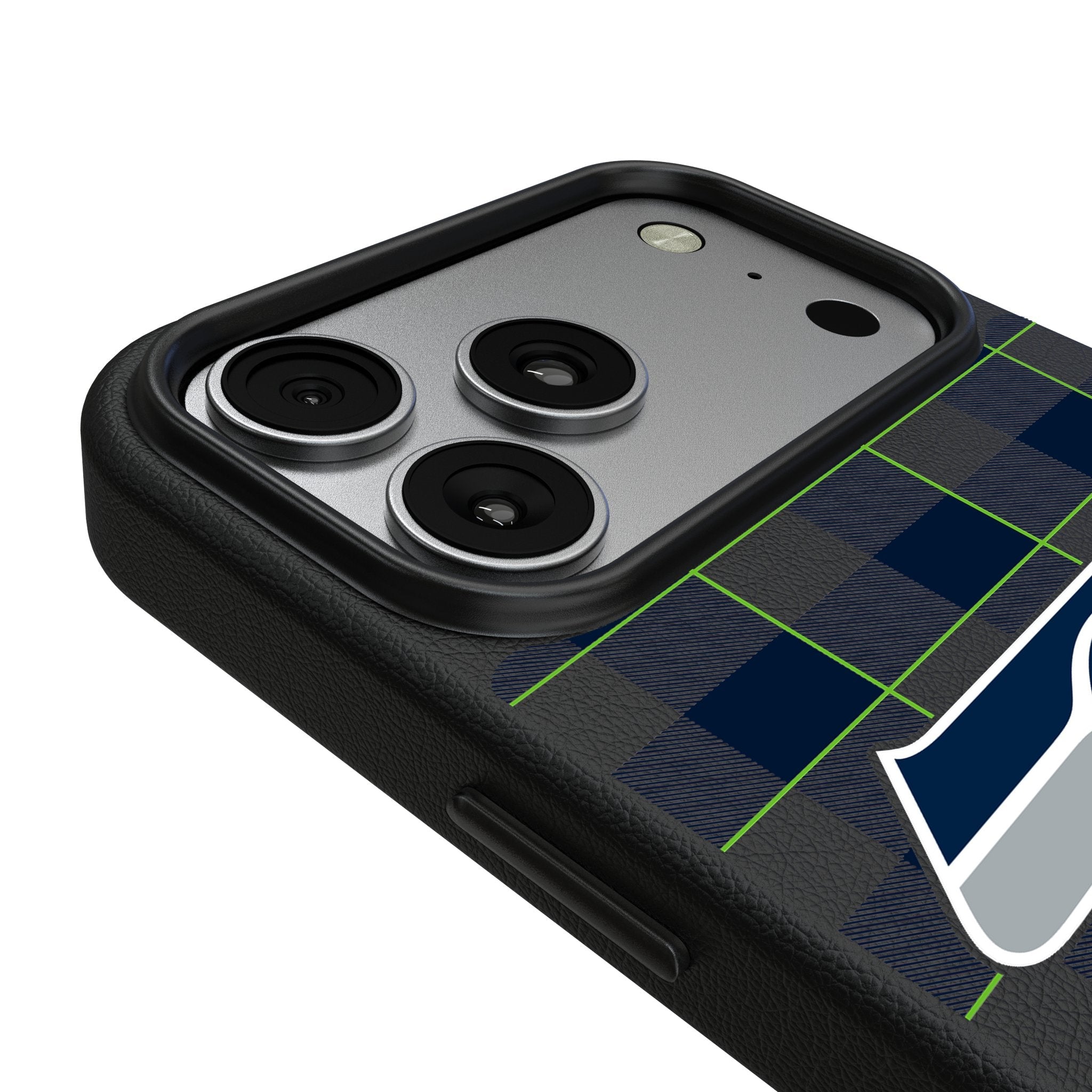 Seattle Seahawks Plaid MagSafe Compatible Phone Case for Apple iPhone 17 Series 3