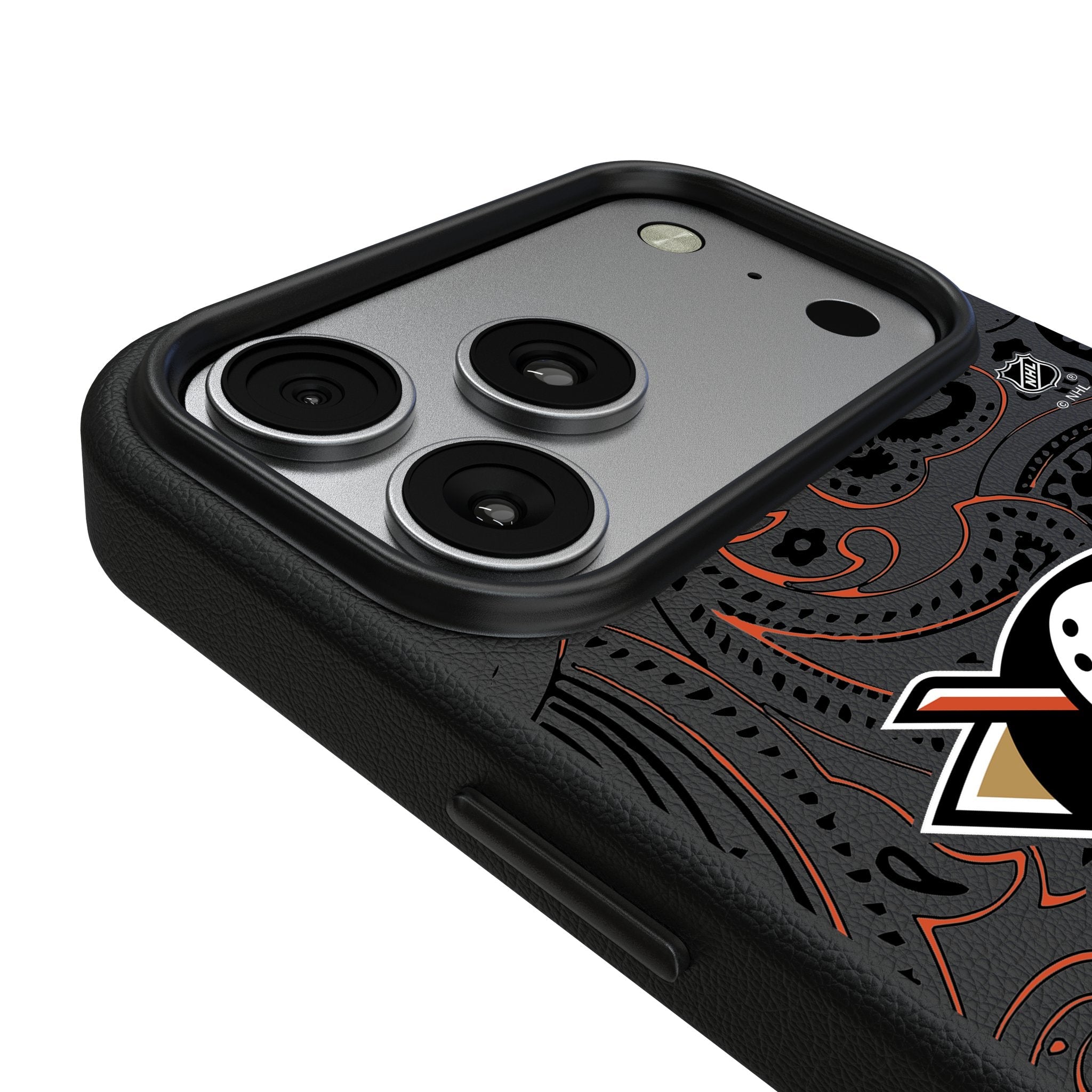 Anaheim Ducks Paisley MagSafe Compatible Phone Case for Apple iPhone 17 Series 3