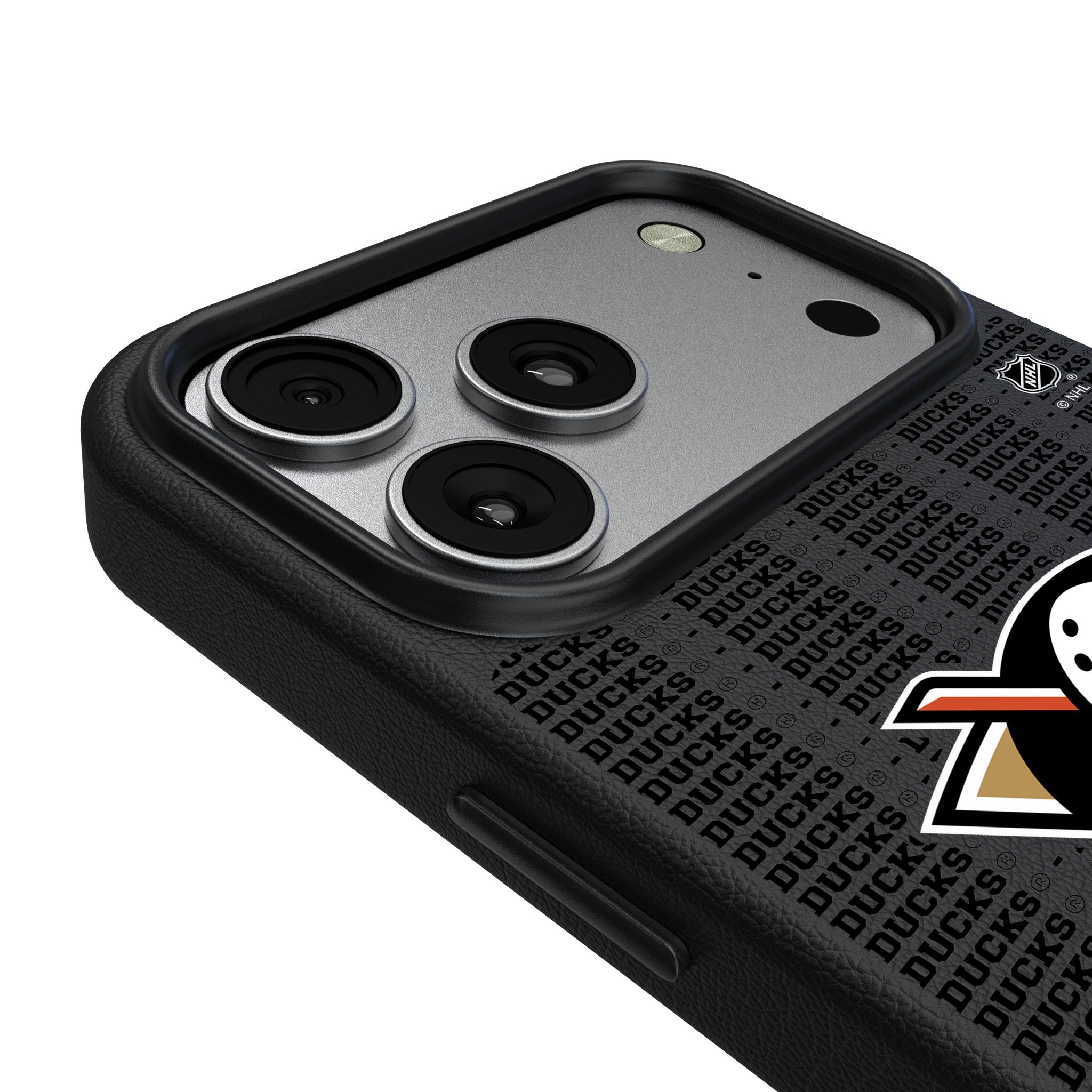 Anaheim Ducks Text Backdrop MagSafe Compatible Phone Case for Apple iPhone 17 Series 3