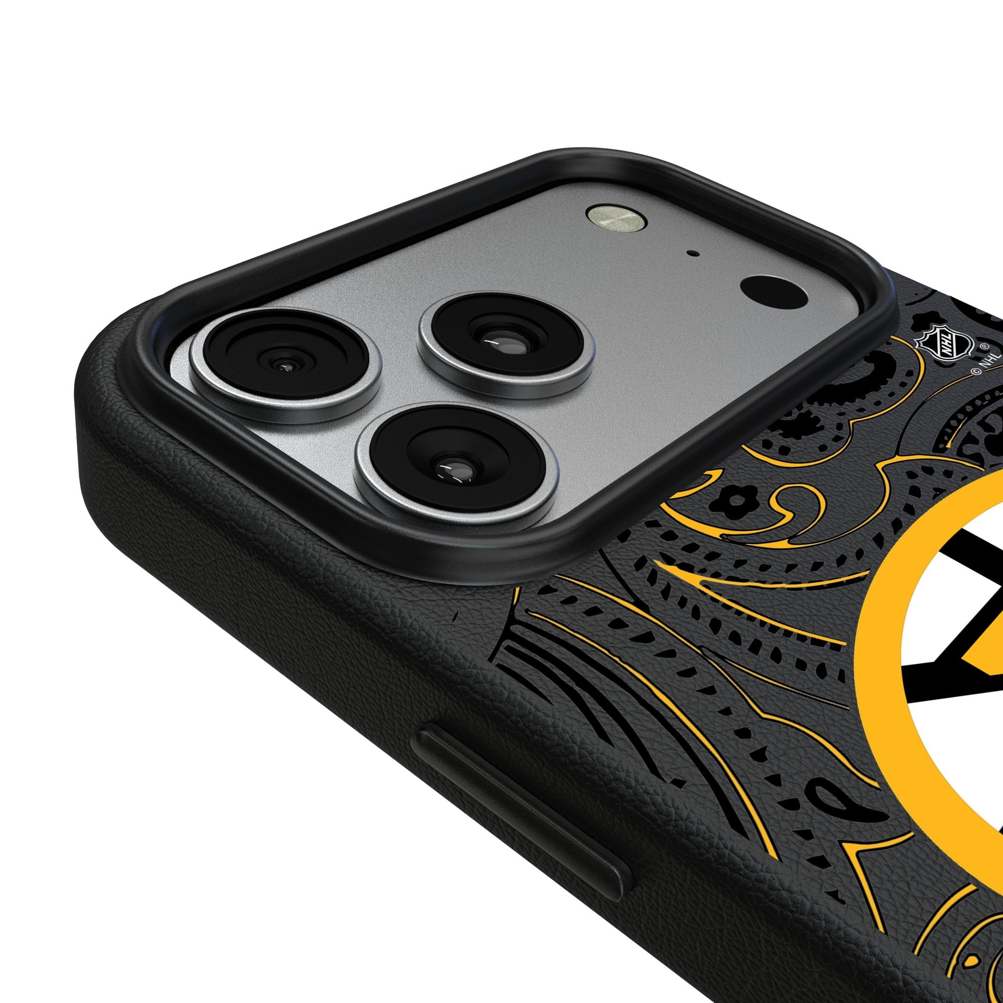Boston Bruins Paisley MagSafe Compatible Phone Case for Apple iPhone 17 Series 3