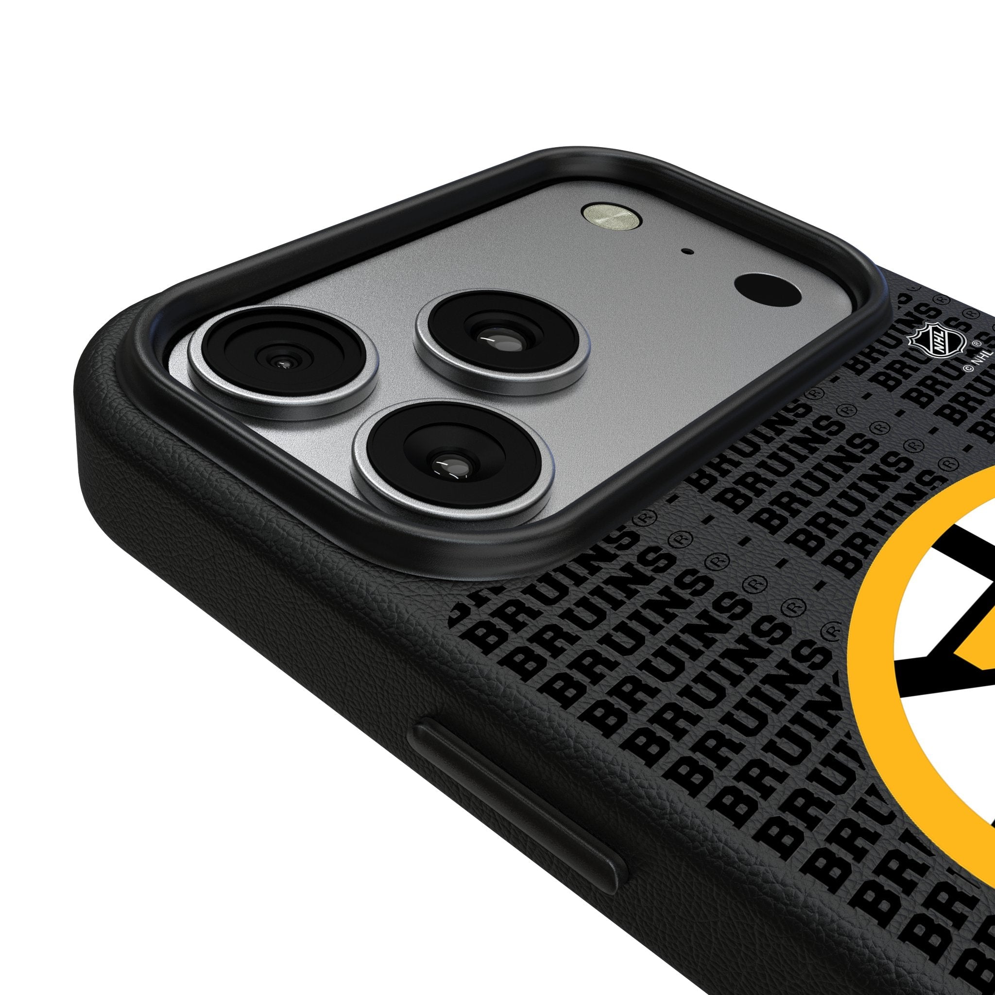 Boston Bruins Text Backdrop MagSafe Compatible Phone Case for Apple iPhone 17 Series 3