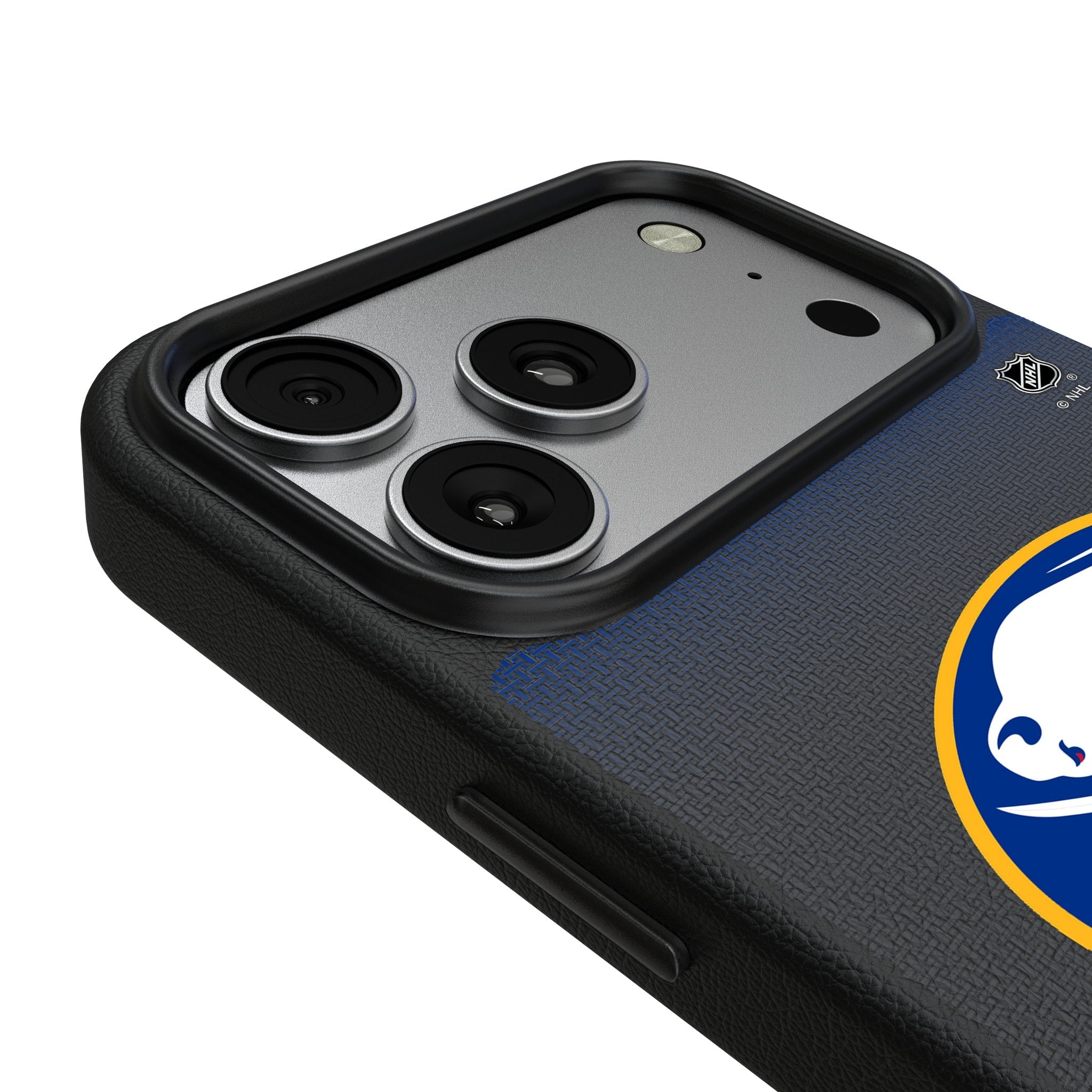 Buffalo Sabres Linen MagSafe Compatible Phone Case for Apple iPhone 17 Series 3