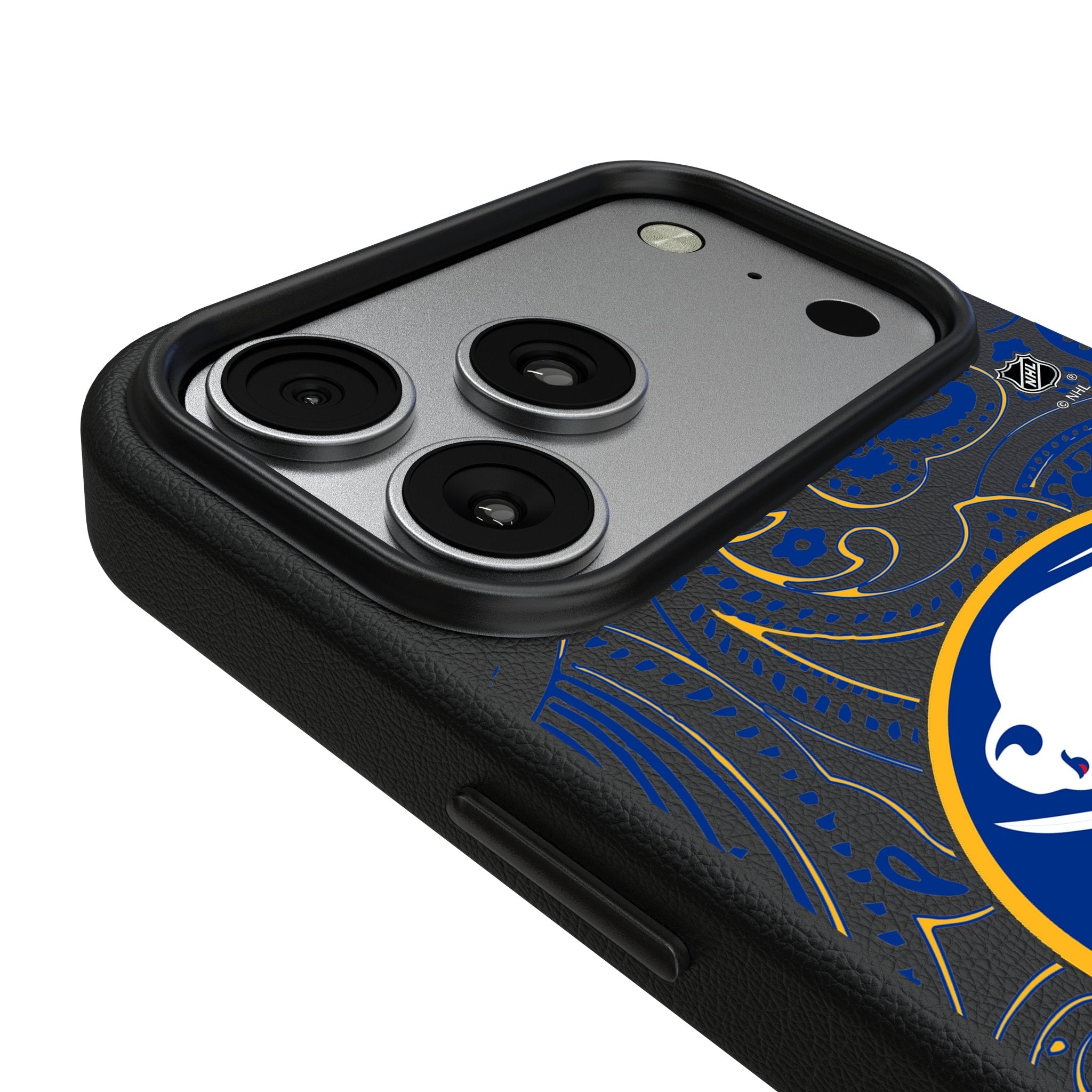 Buffalo Sabres Paisley MagSafe Compatible Phone Case for Apple iPhone 17 Series 3