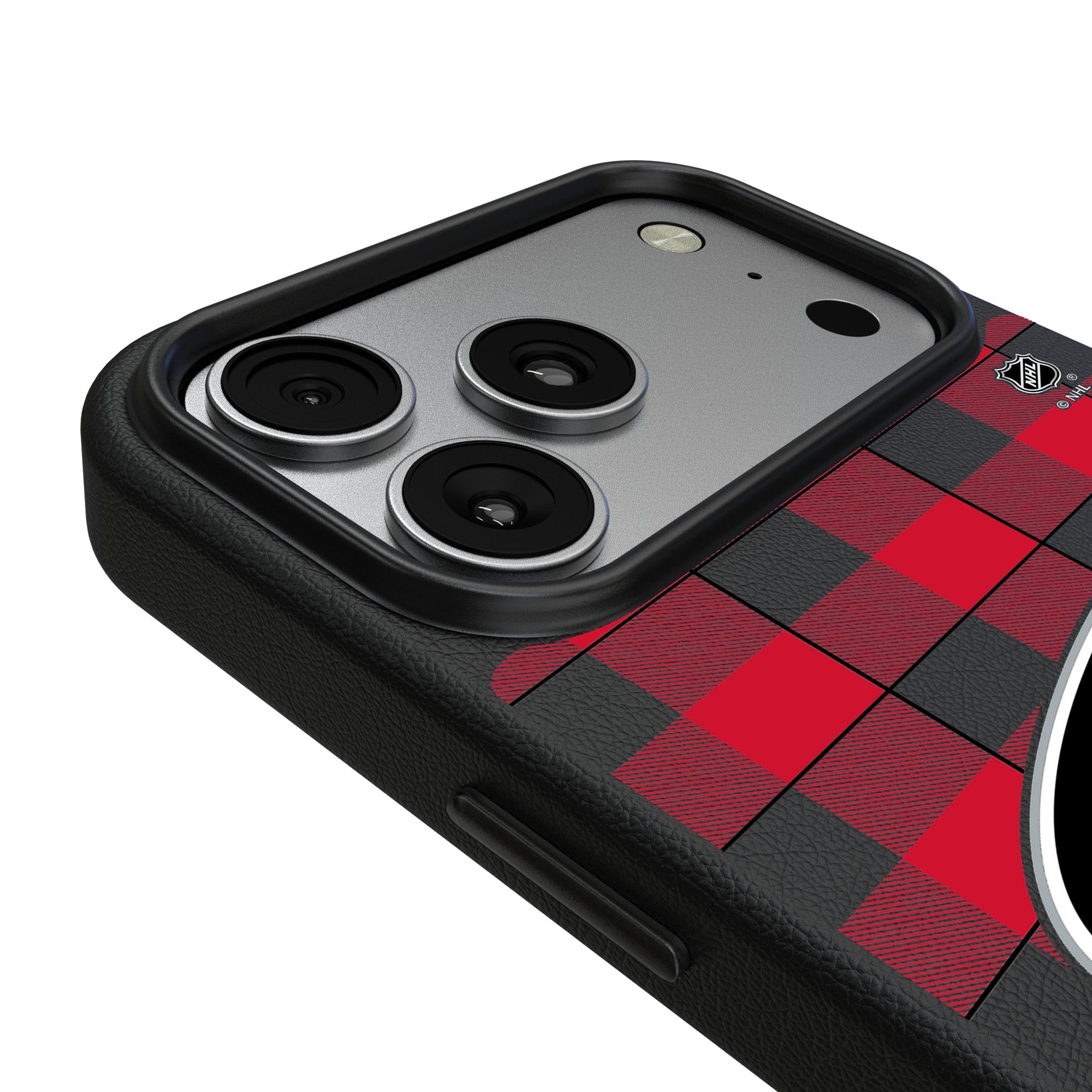 Carolina Hurricanes Plaid MagSafe Compatible Phone Case for Apple iPhone 17 Series 3