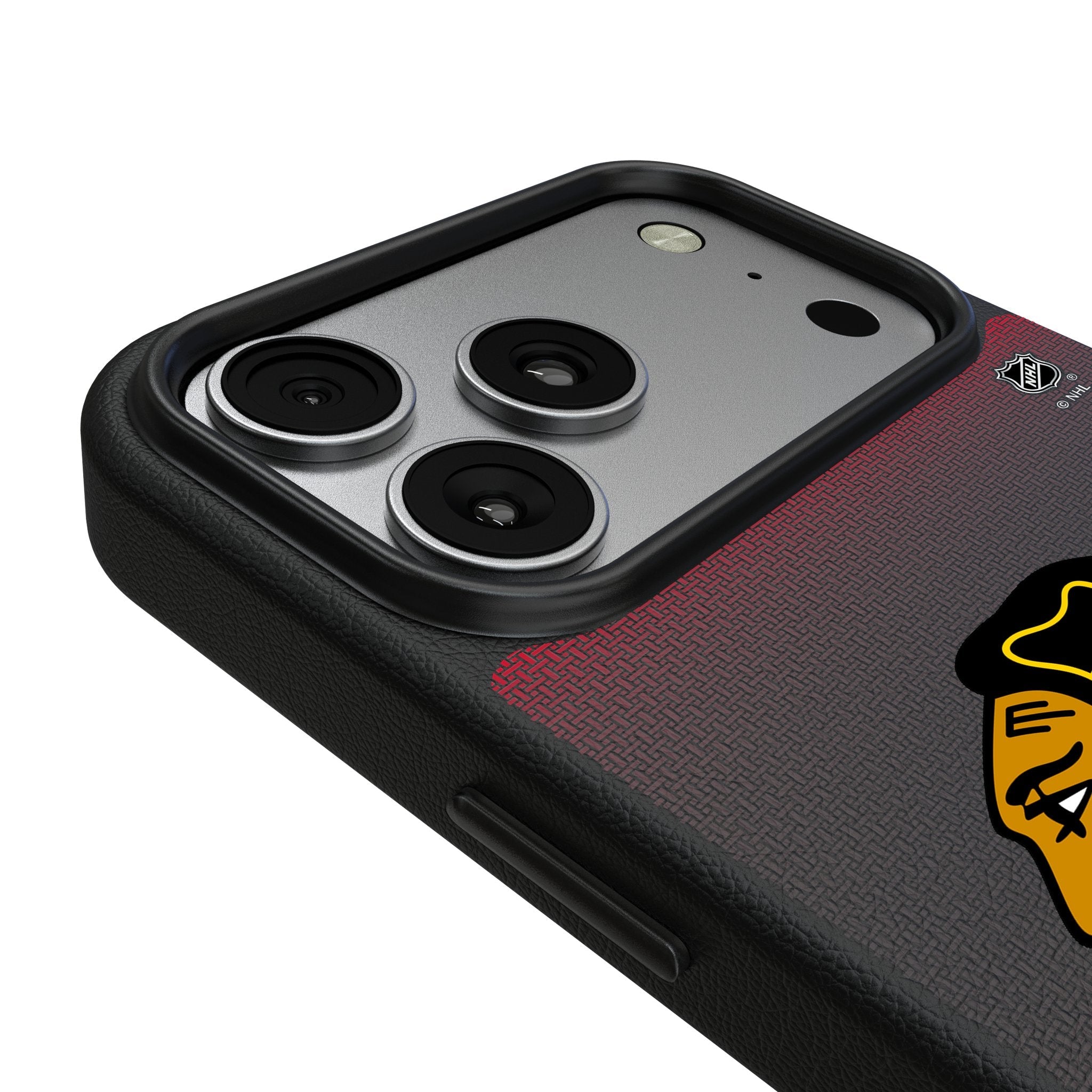 Chicago Blackhawks Linen MagSafe Compatible Phone Case for Apple iPhone 17 Series 3