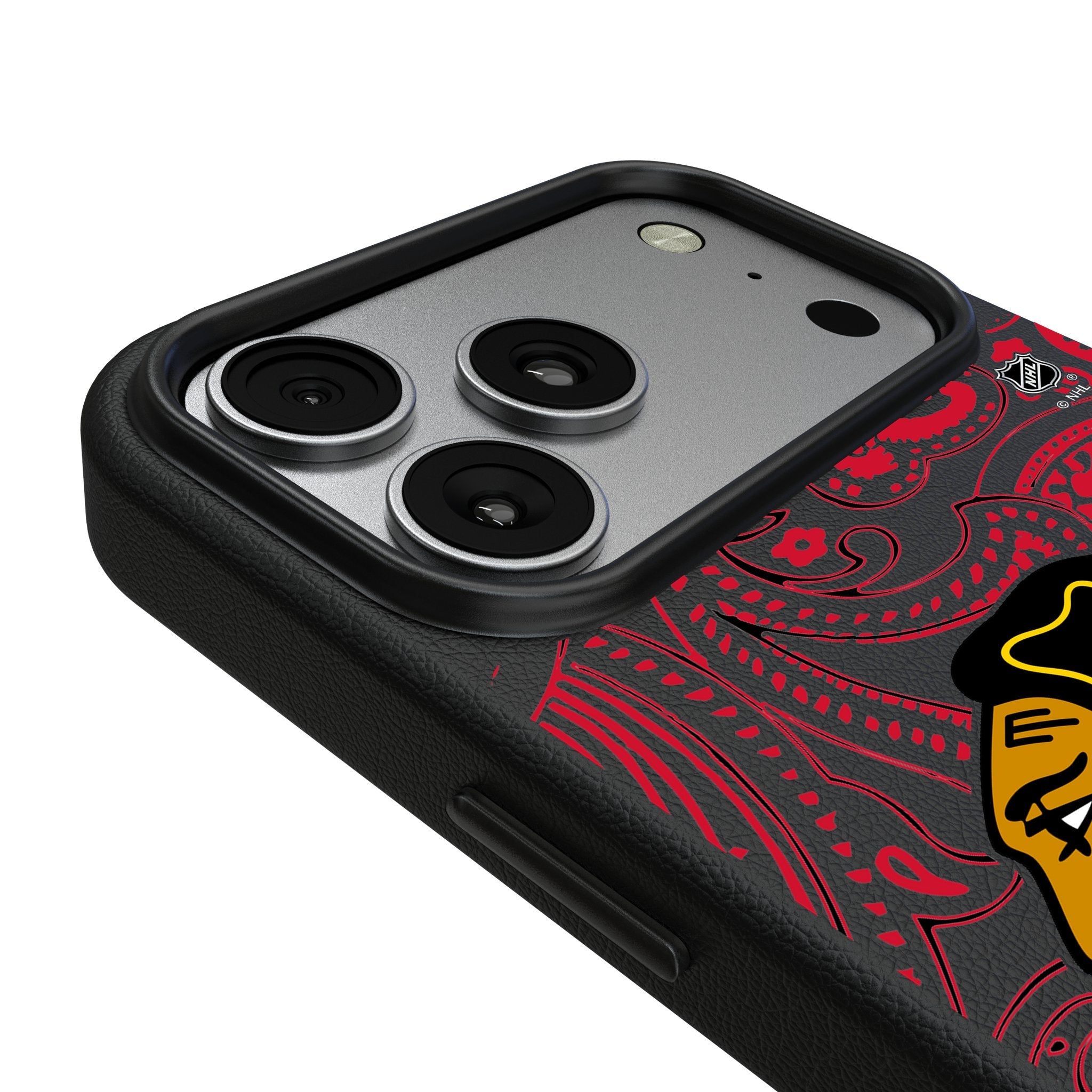 Chicago Blackhawks Paisley MagSafe Compatible Phone Case for Apple iPhone 17 Series 3