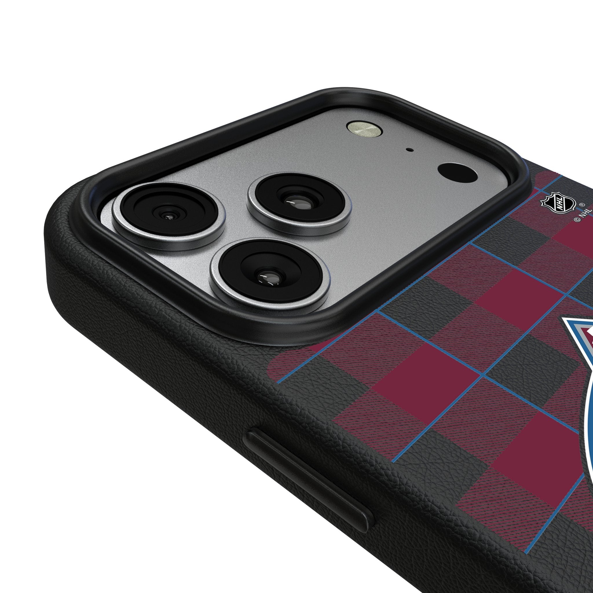 Colorado Avalanche Plaid MagSafe Compatible Phone Case for Apple iPhone 17 Series 3