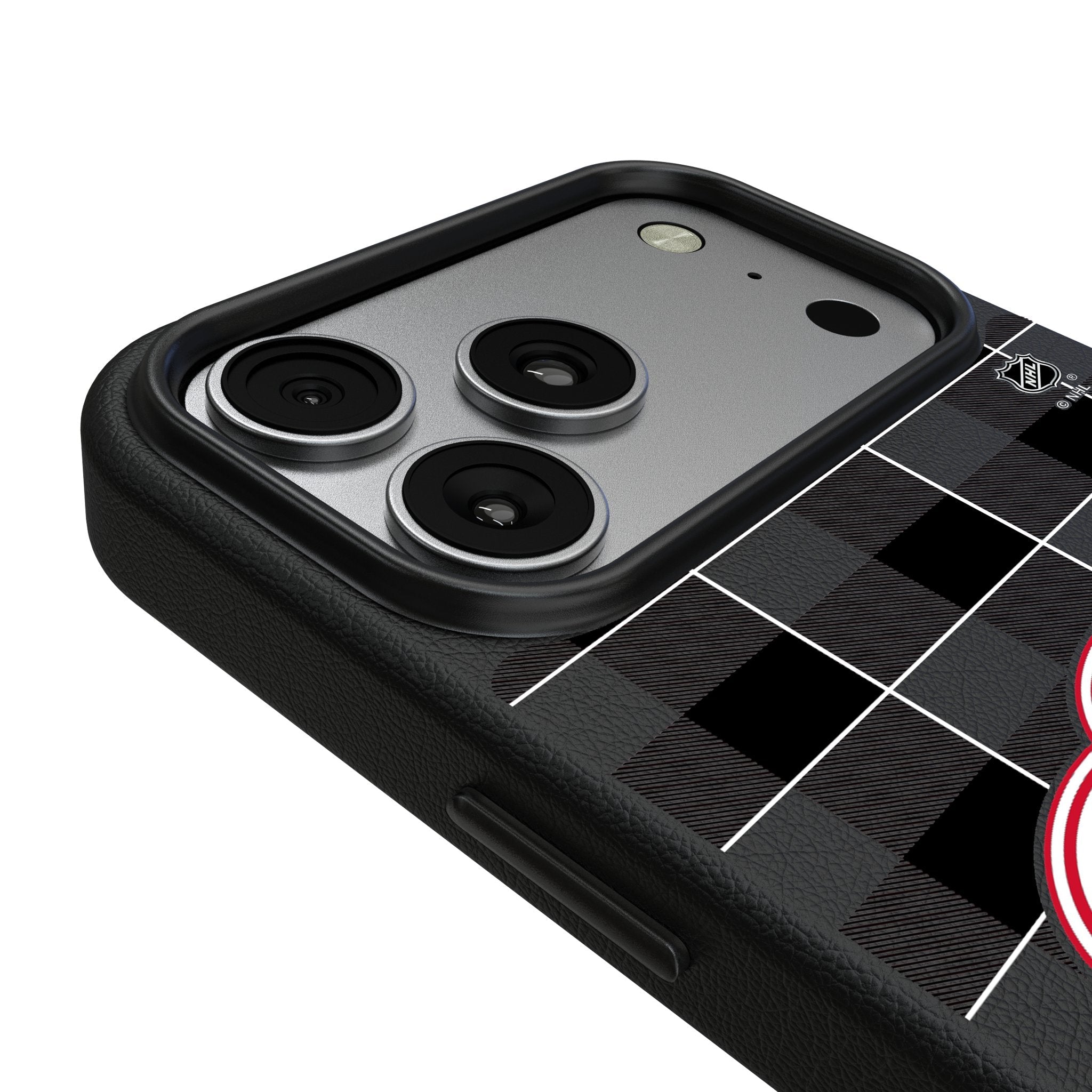Detroit Red Wings Plaid MagSafe Compatible Phone Case for Apple iPhone 17 Series 3