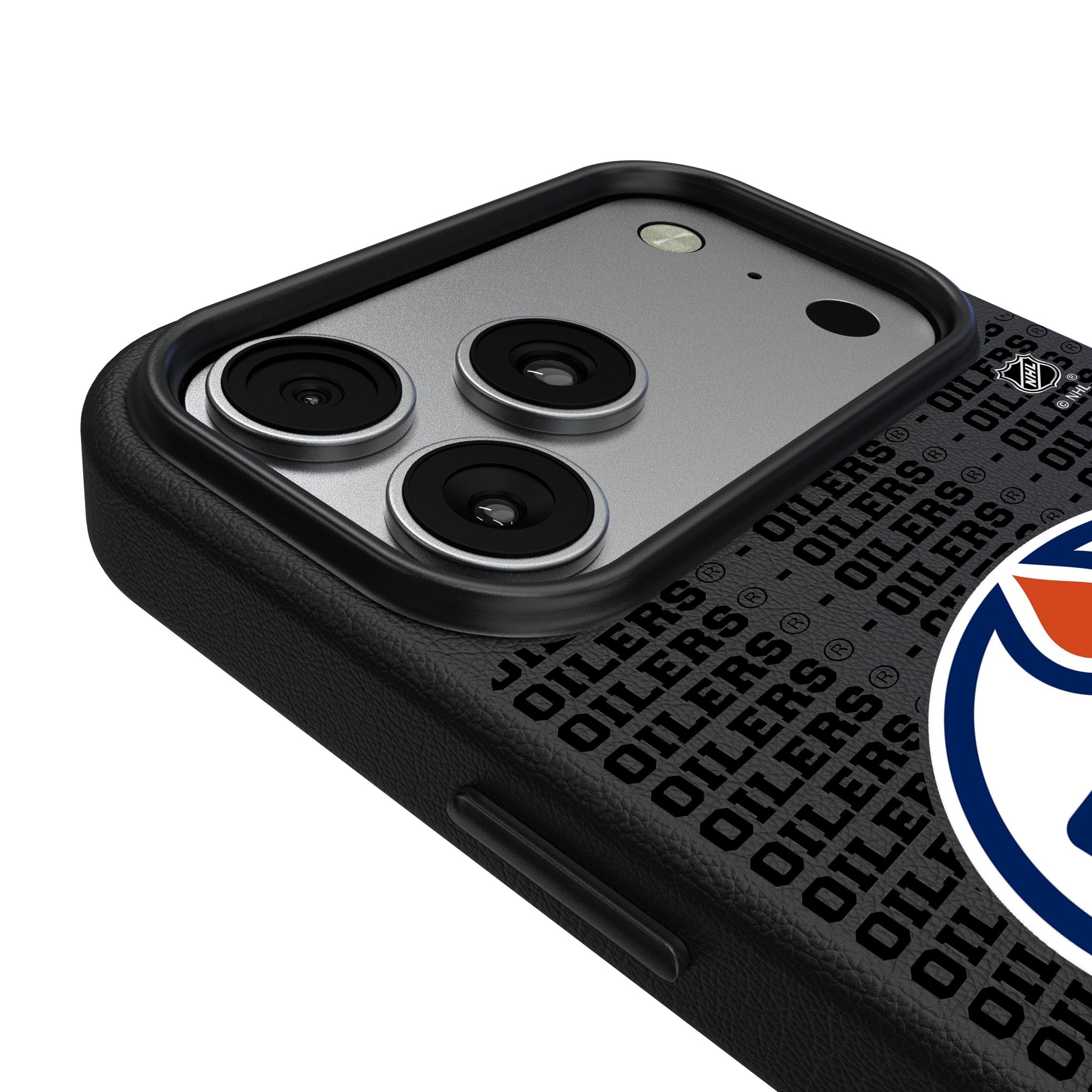 Edmonton Oilers Text Backdrop MagSafe Compatible Phone Case for Apple iPhone 17 Series 3