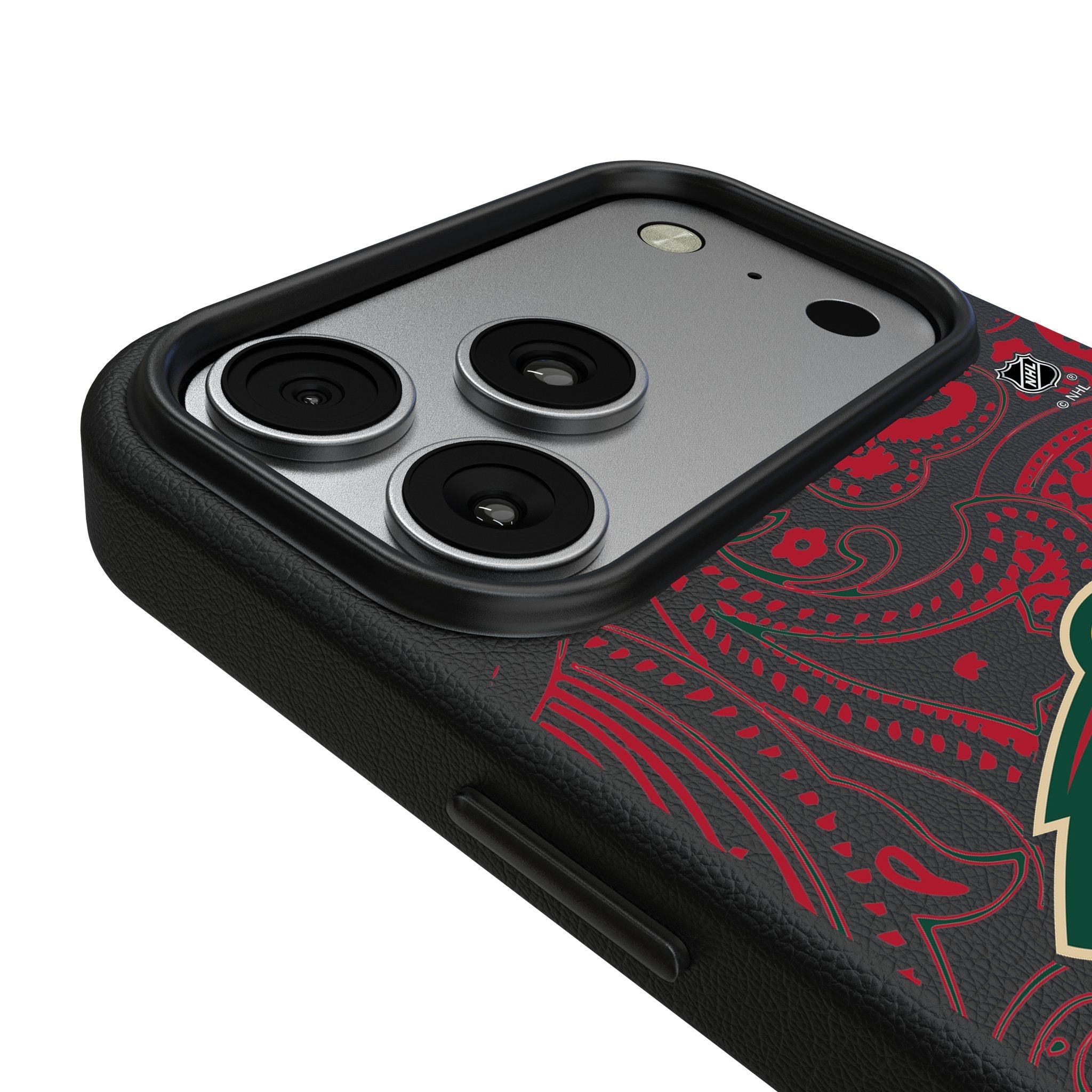 Minnesota Wild Paisley MagSafe Compatible Phone Case for Apple iPhone 17 Series 3