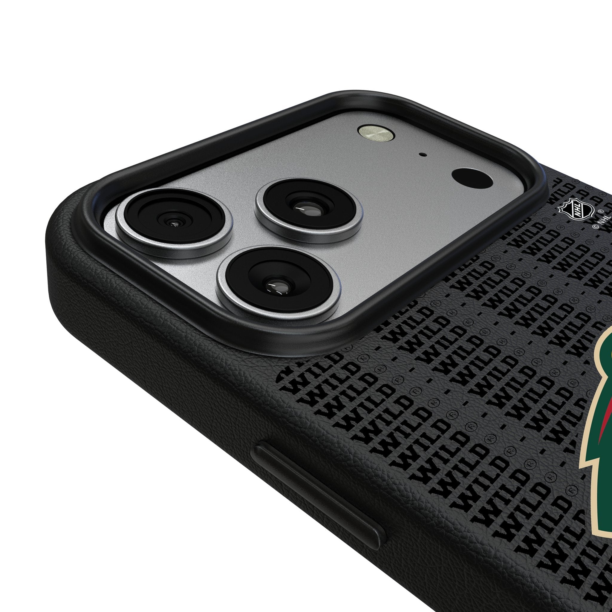 Minnesota Wild Text Backdrop MagSafe Compatible Phone Case for Apple iPhone 17 Series 3