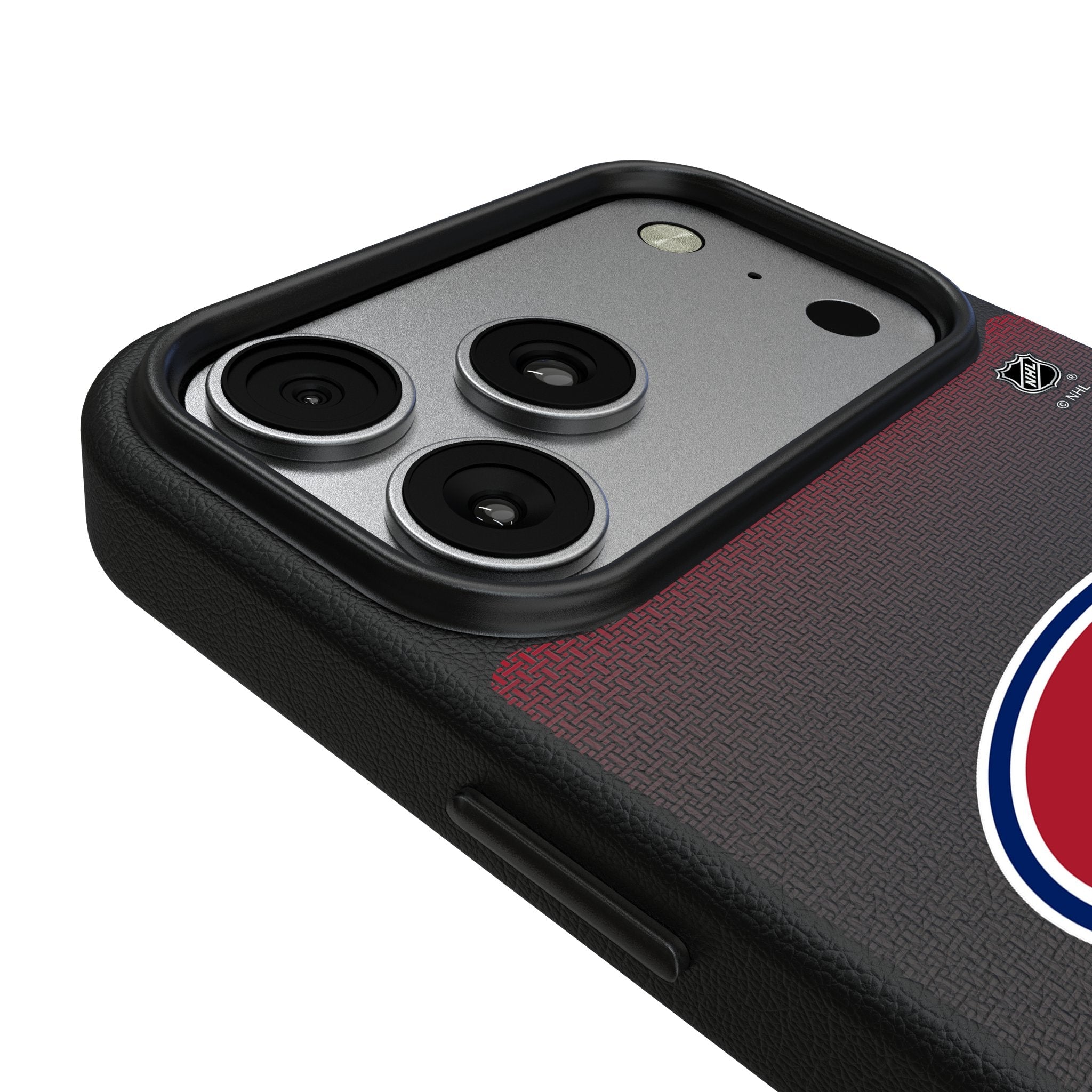 Montreal Canadiens Linen MagSafe Compatible Phone Case for Apple iPhone 17 Series 3