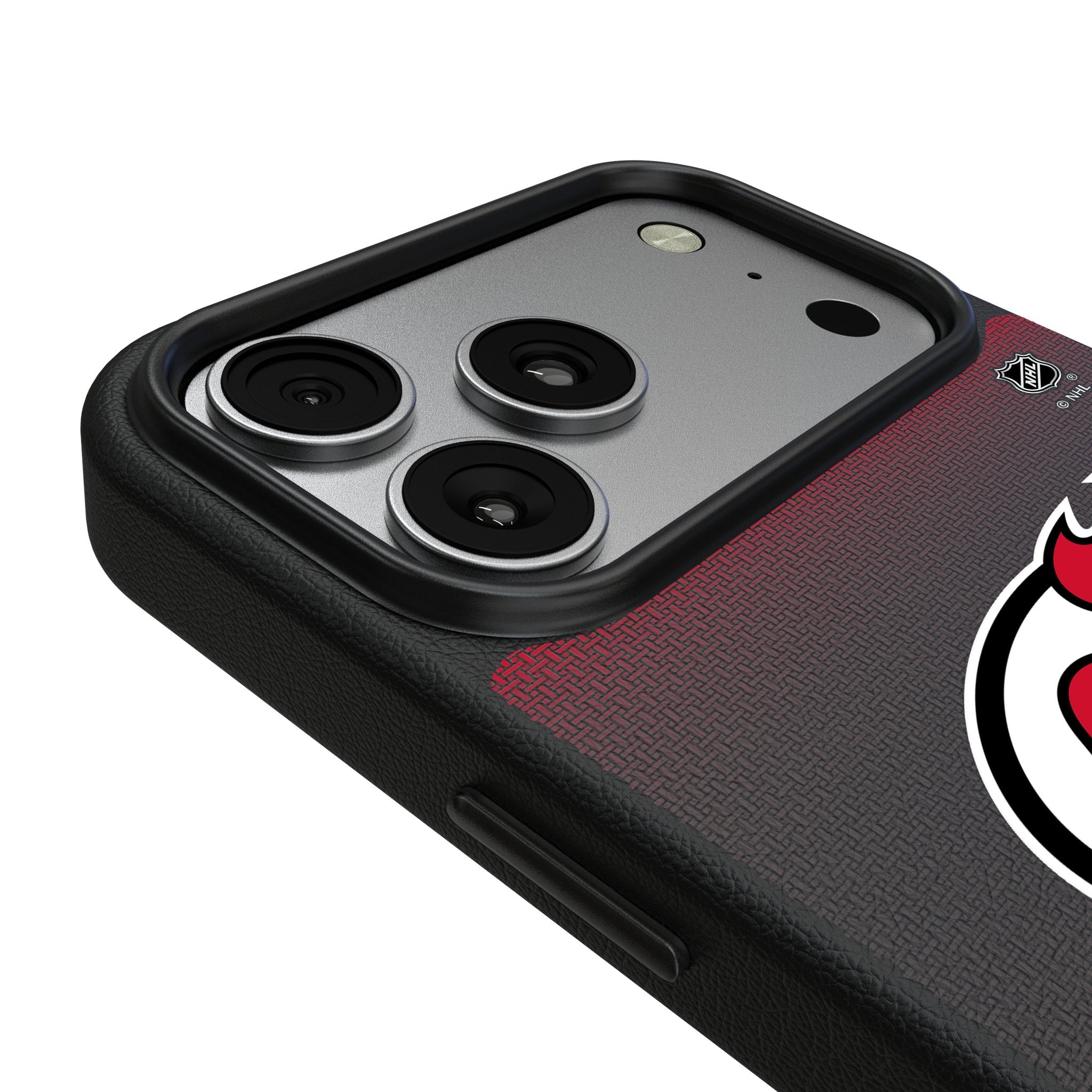 New Jersey Devils Linen MagSafe Compatible Phone Case for Apple iPhone 17 Series 3