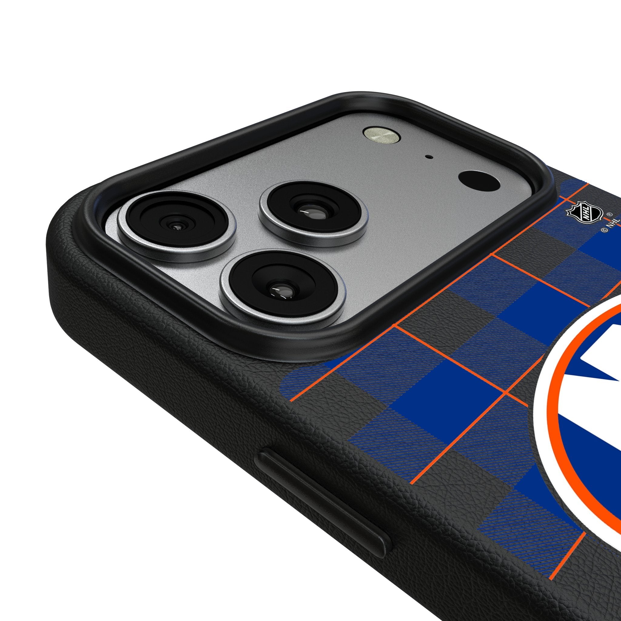 New York Islanders Plaid MagSafe Compatible Phone Case for Apple iPhone 17 Series 3
