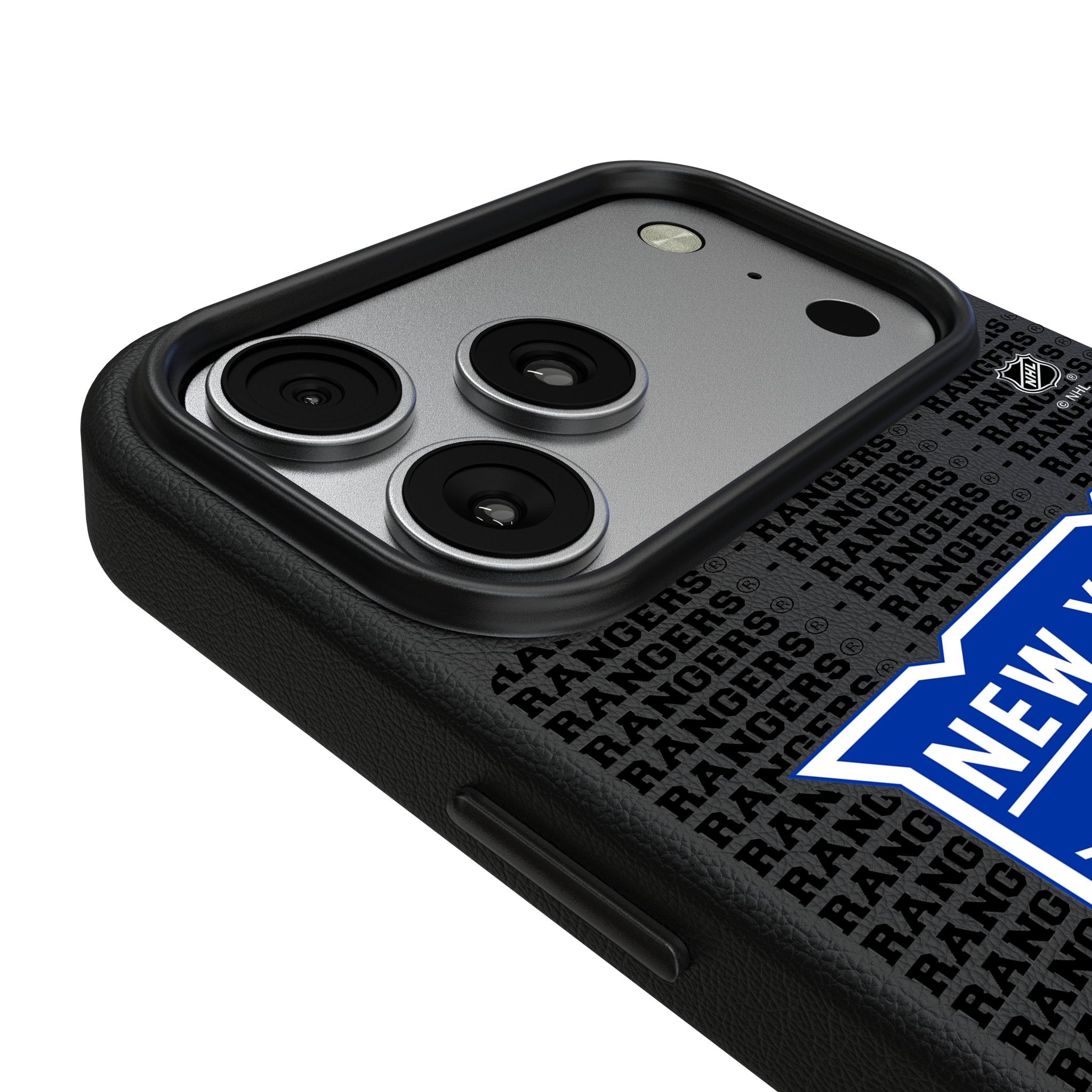 New York Rangers Text Backdrop MagSafe Compatible Phone Case for Apple iPhone 17 Series 3