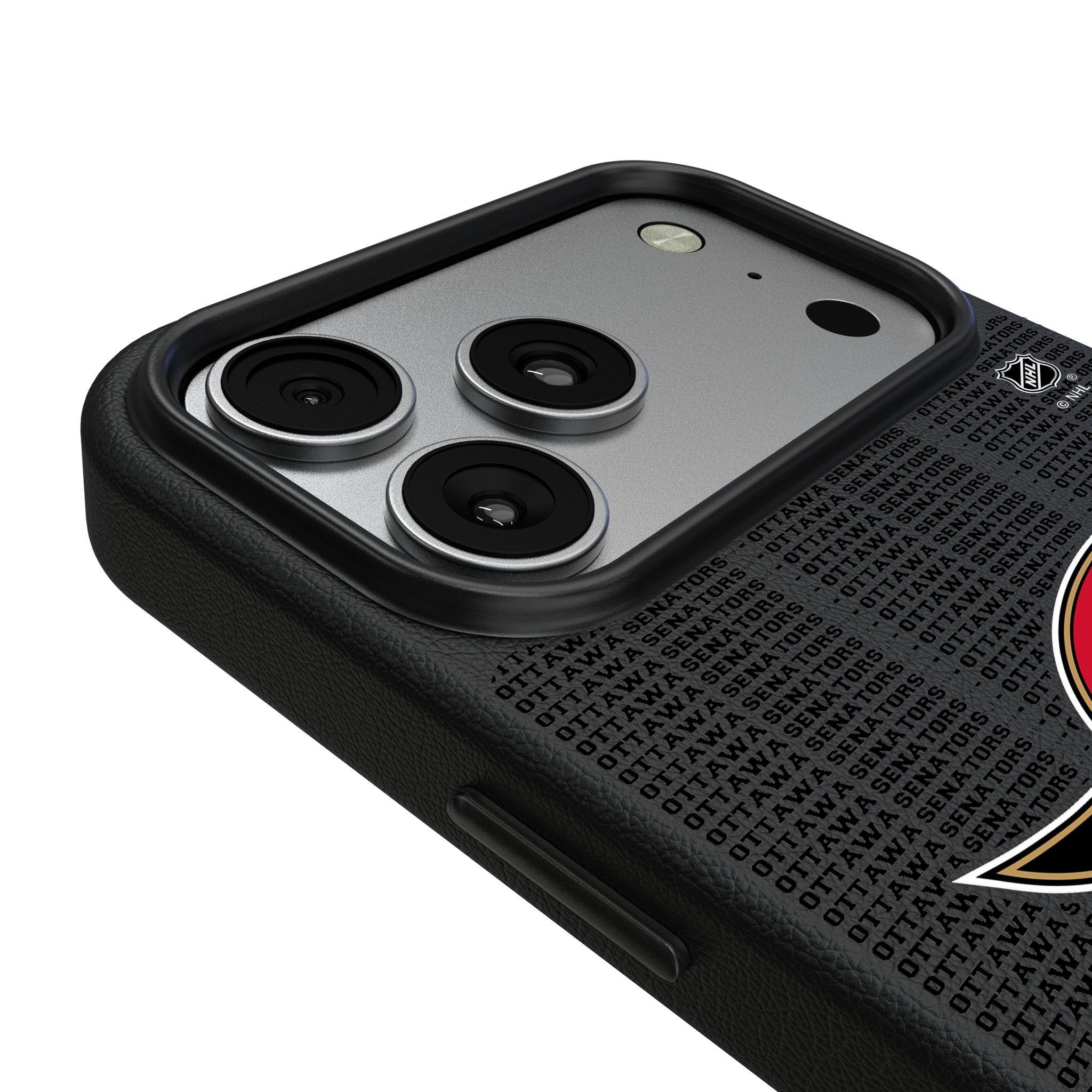 Ottawa Senators Text Backdrop MagSafe Compatible Phone Case for Apple iPhone 17 Series 3