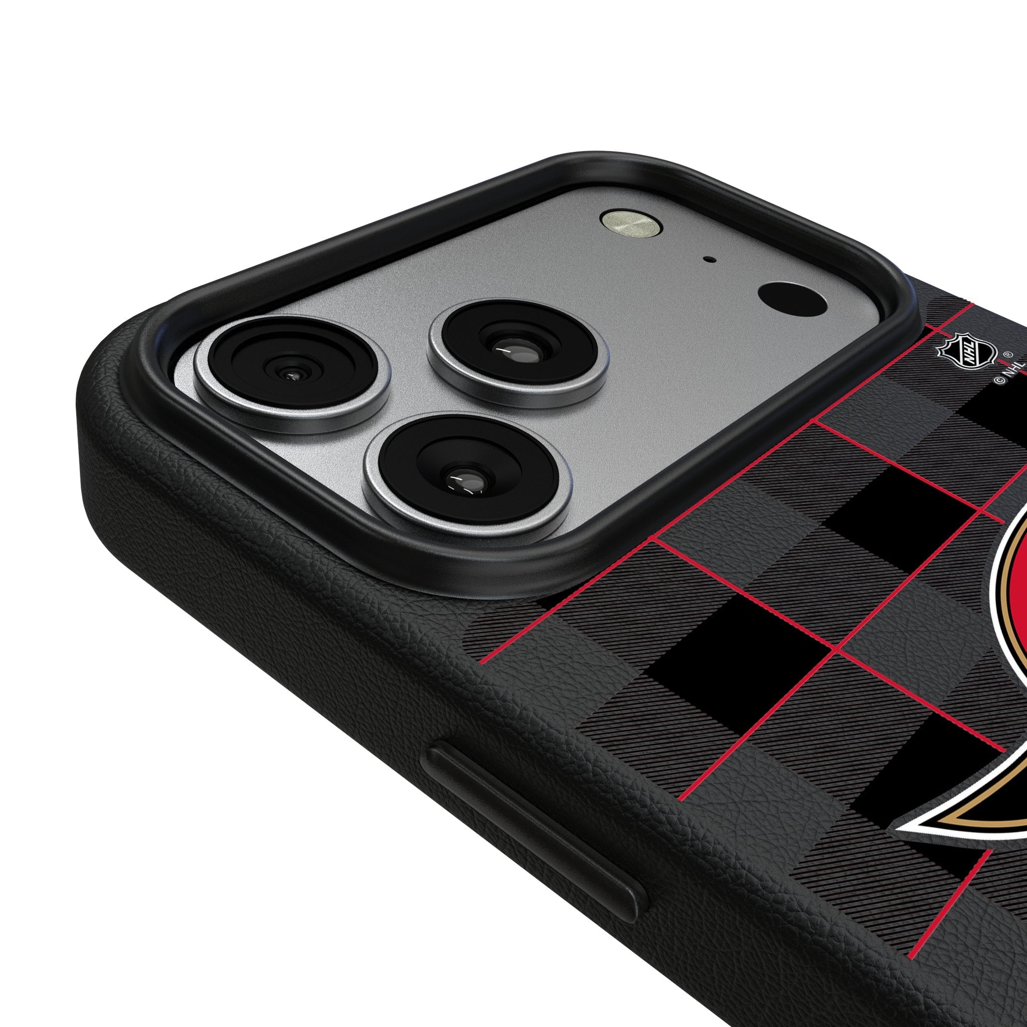 Ottawa Senators Plaid MagSafe Compatible Phone Case for Apple iPhone 17 Series 3