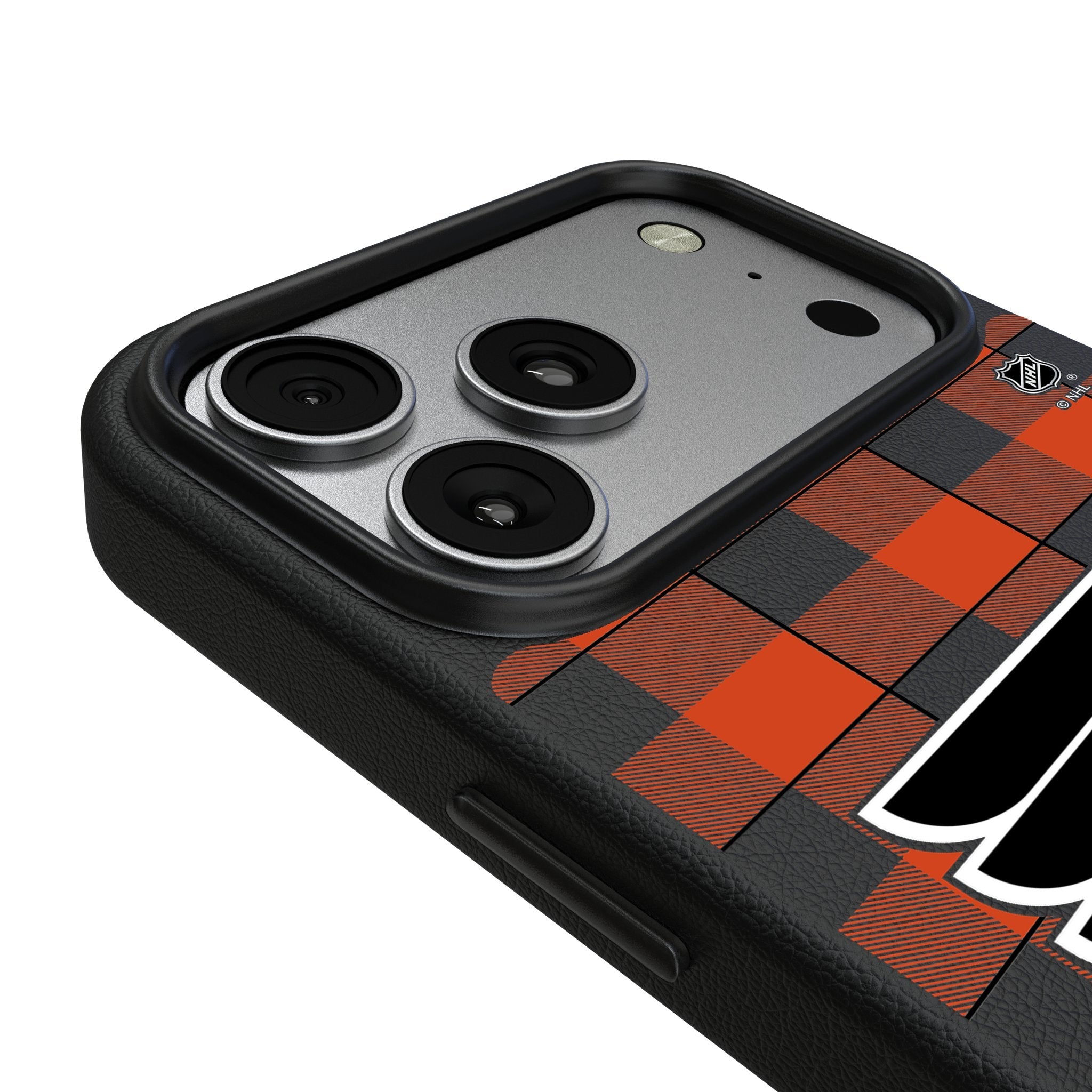 Philadelphia Flyers Plaid MagSafe Compatible Phone Case for Apple iPhone 17 Series 3