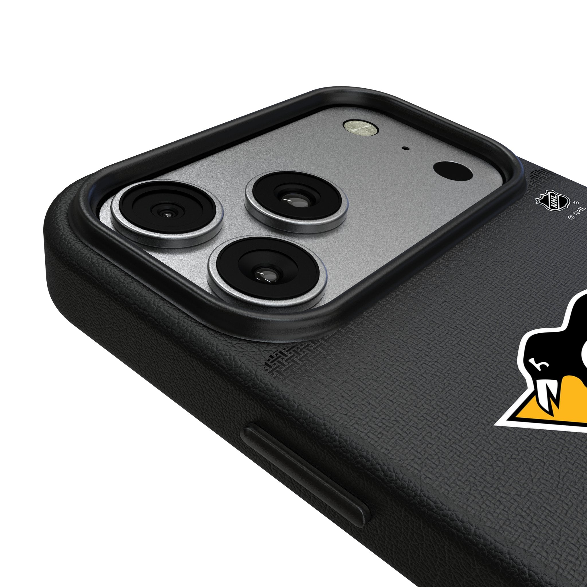 Pittsburgh Penguins Linen MagSafe Compatible Phone Case for Apple iPhone 17 Series 3