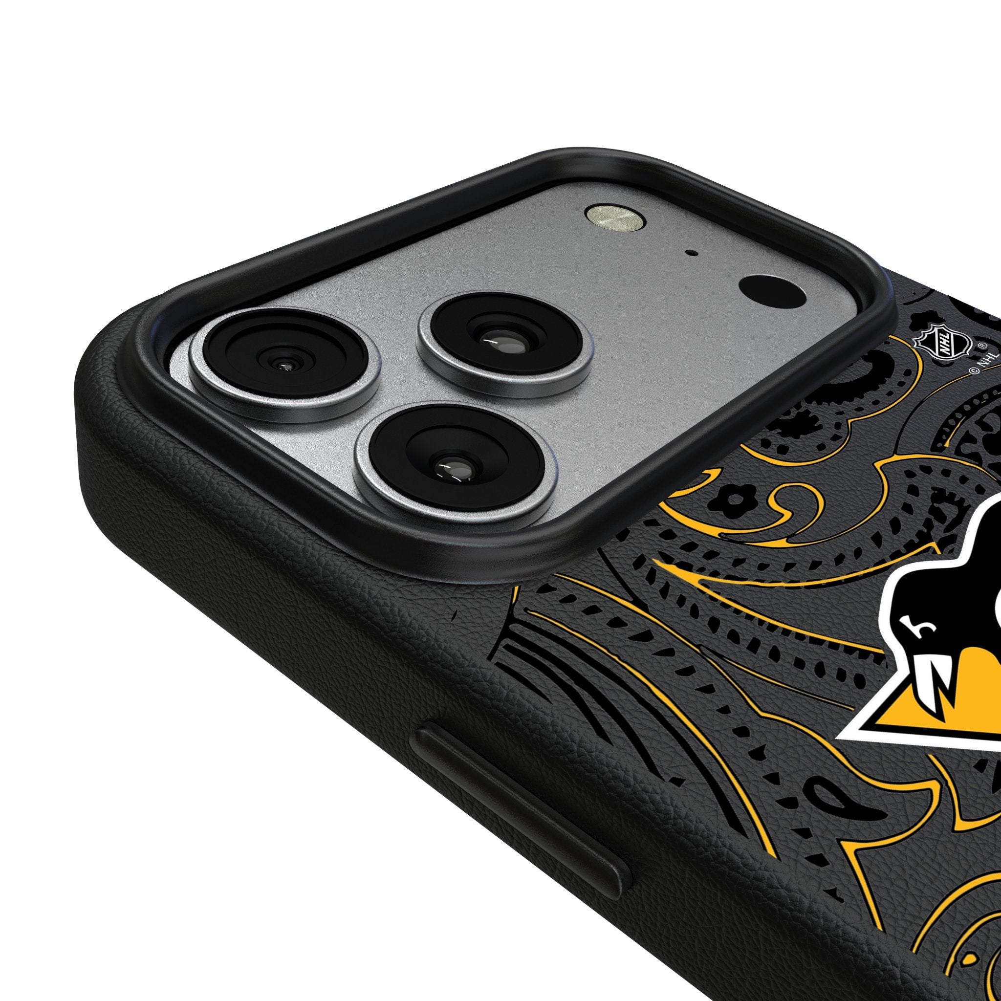 Pittsburgh Penguins Paisley MagSafe Compatible Phone Case for Apple iPhone 17 Series 3