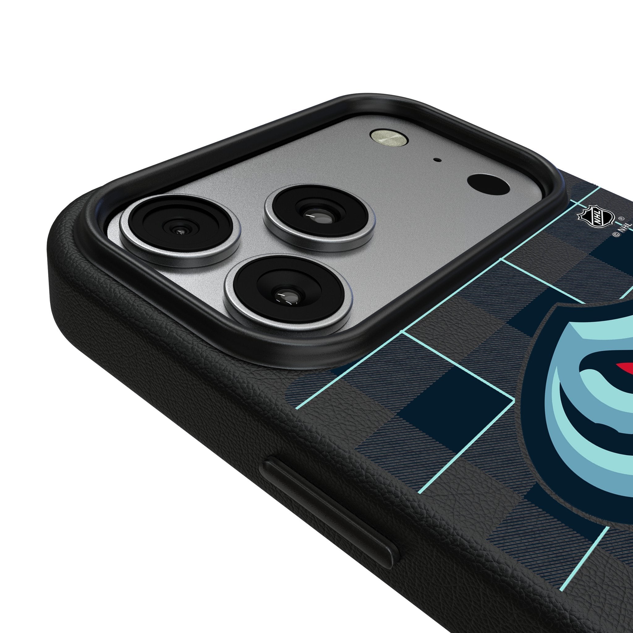 Seattle Kraken Plaid MagSafe Compatible Phone Case for Apple iPhone 17 Series 3