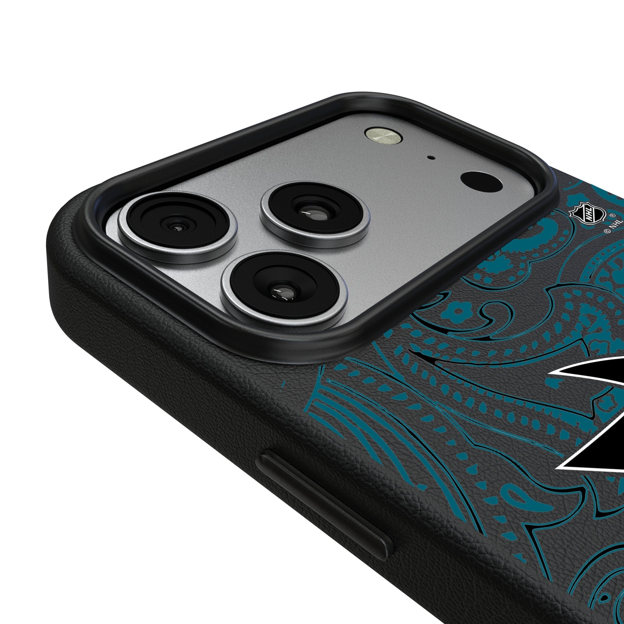 San Jose Sharks Paisley MagSafe Compatible Phone Case for Apple iPhone 17 Series 3