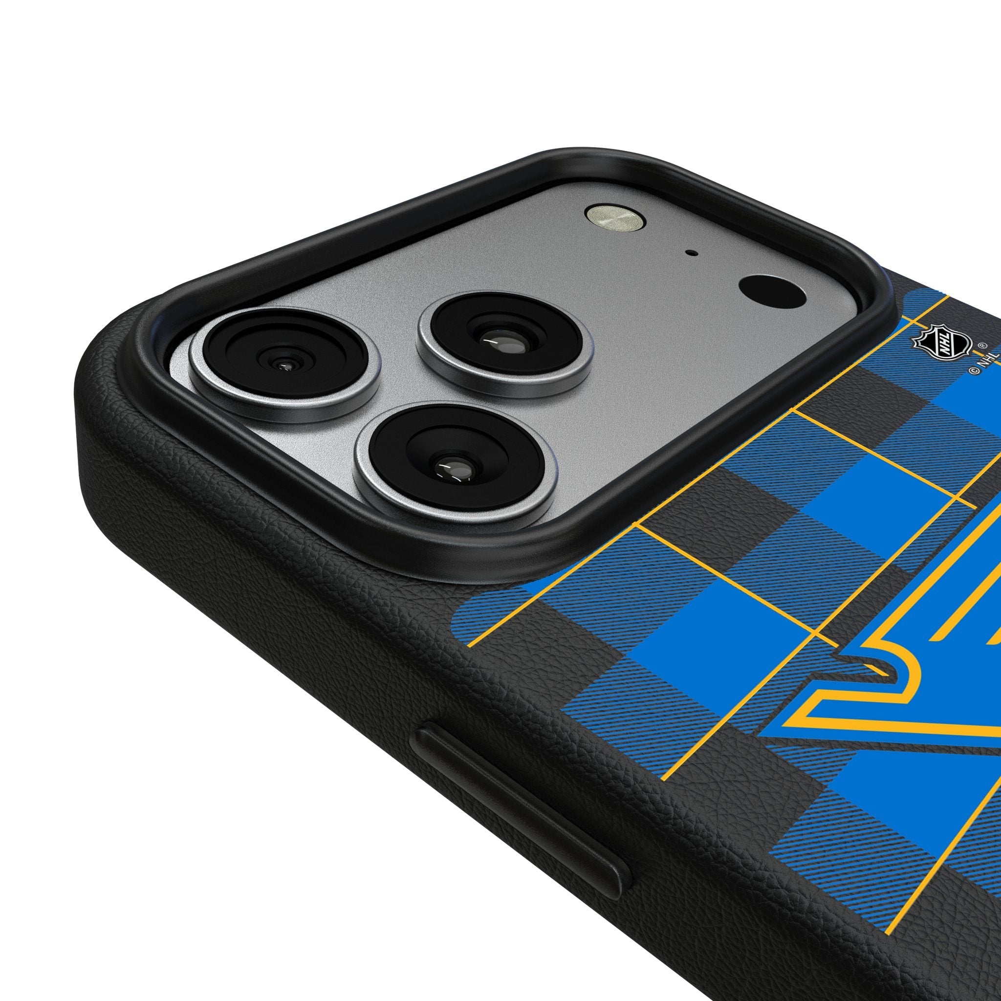 St. Louis Blues Plaid MagSafe Compatible Phone Case for Apple iPhone 17 Series 3
