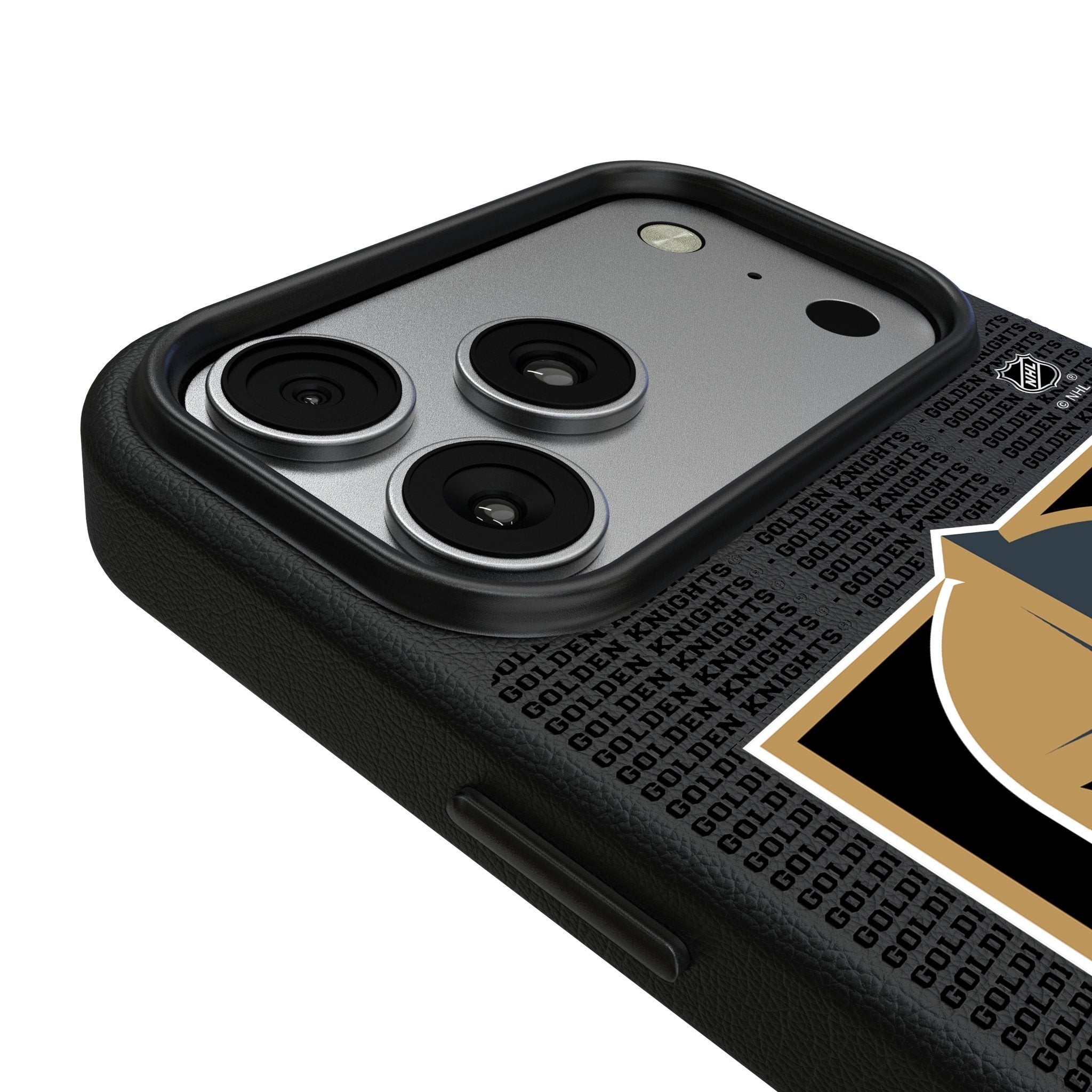 Vegas Golden Knights Text Backdrop MagSafe Compatible Phone Case for Apple iPhone 17 Series 3