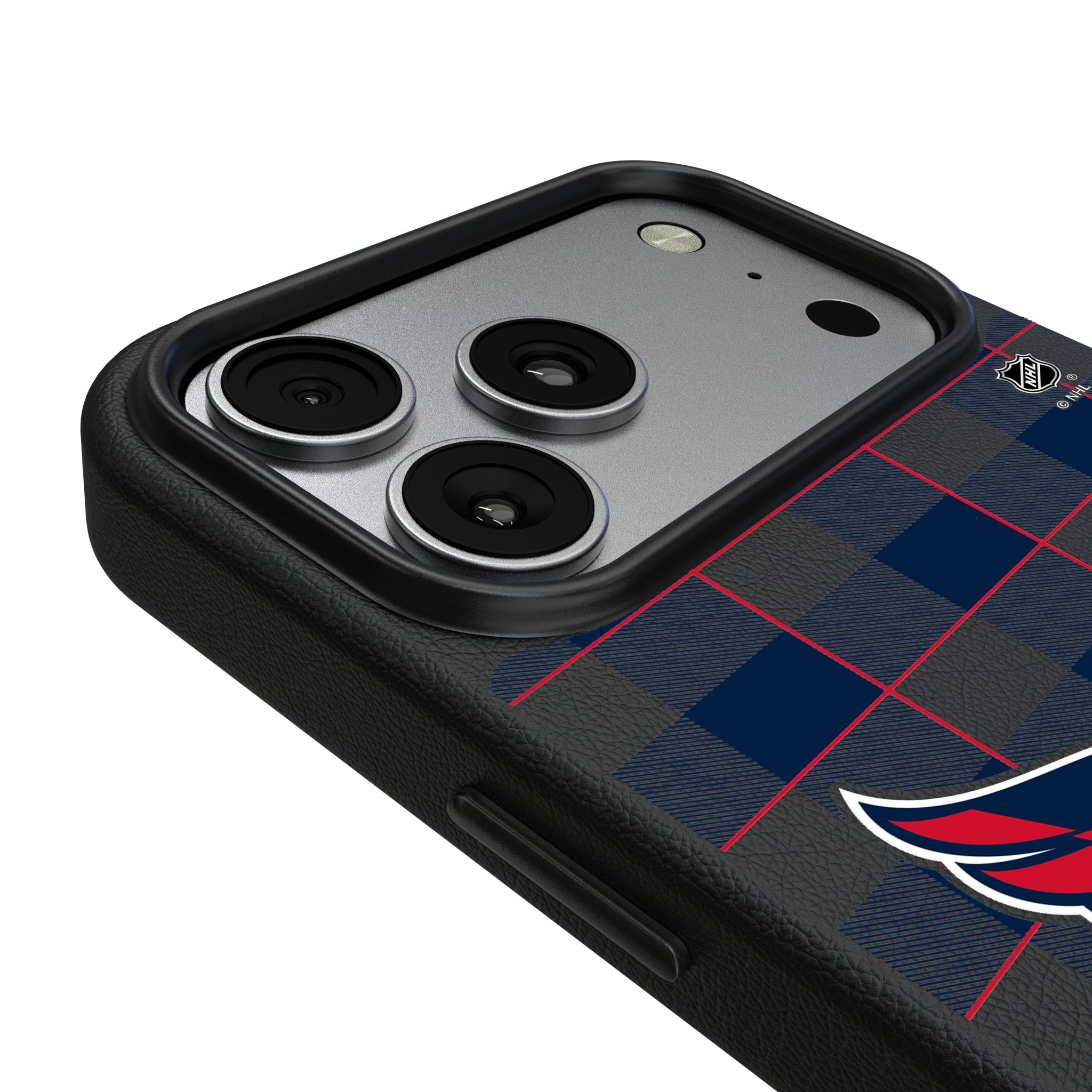 Washington Capitals Plaid MagSafe Compatible Phone Case for Apple iPhone 17 Series 3