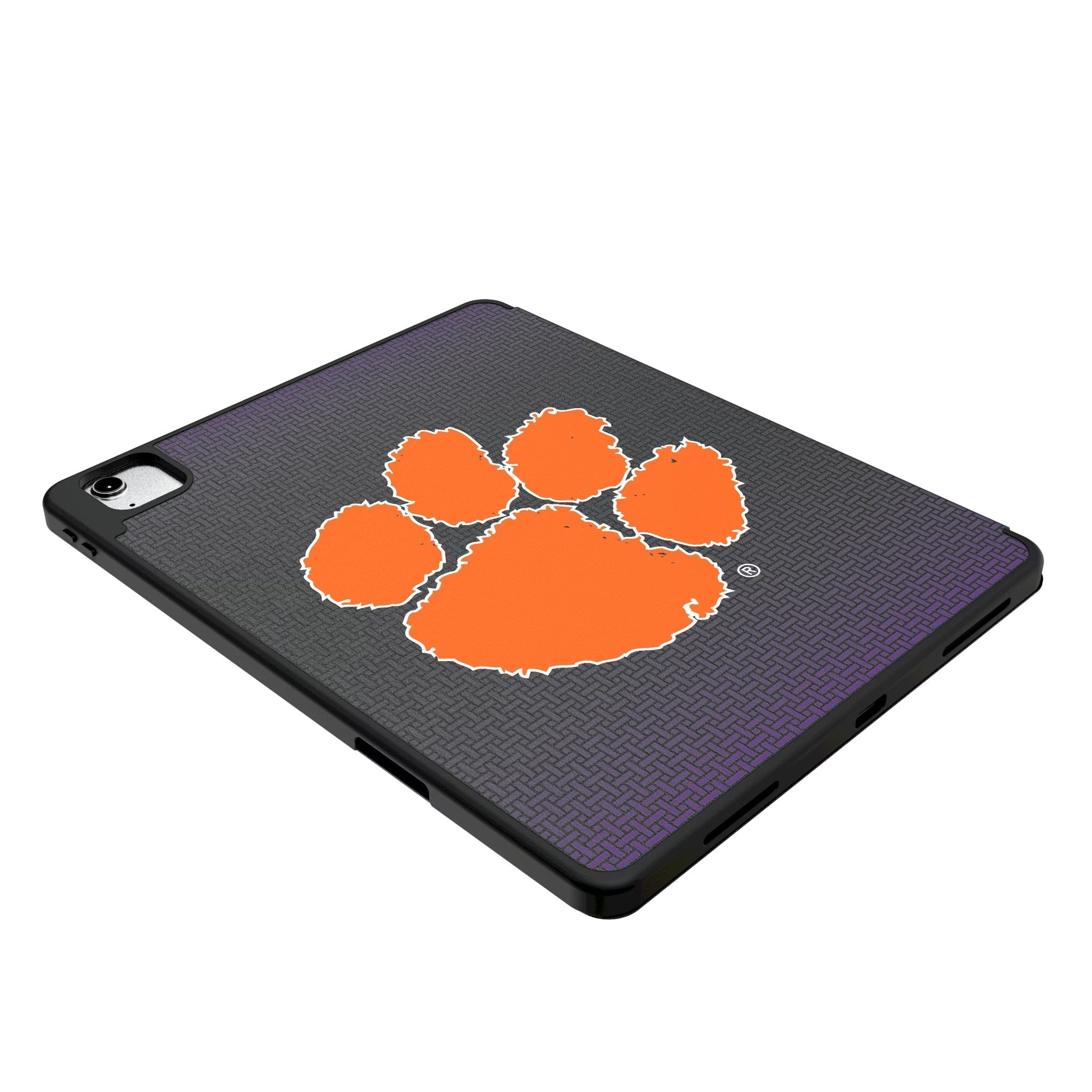 Clemson University Tigers Linen Tablet Case for Apple iPad 2