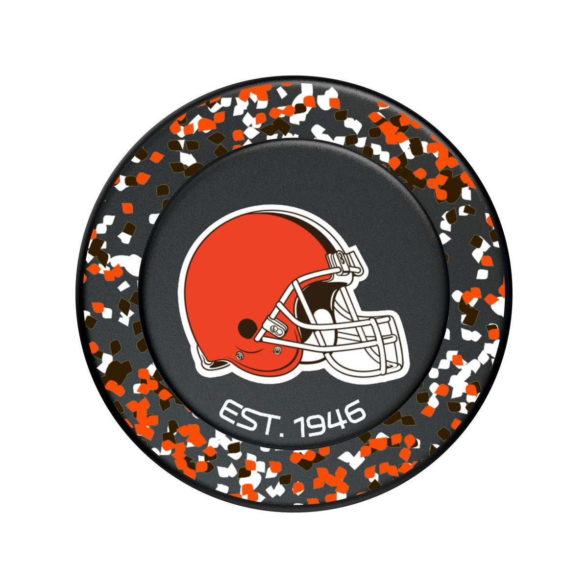 Cleveland Browns Confetti PopSockets Magnetic Phone Grip and Stand 3