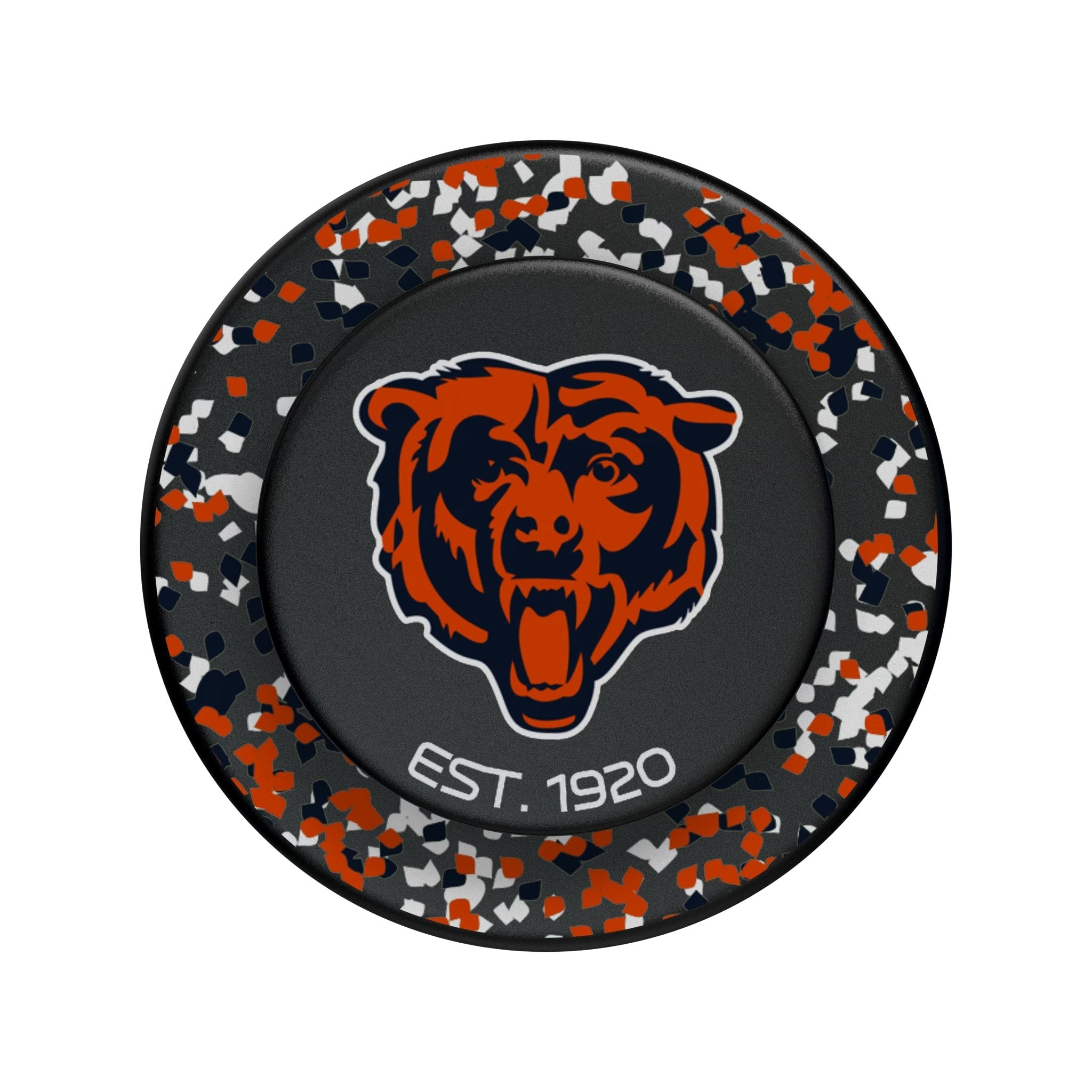 Chicago Bears Confetti PopSockets Magnetic Phone Grip and Stand 3