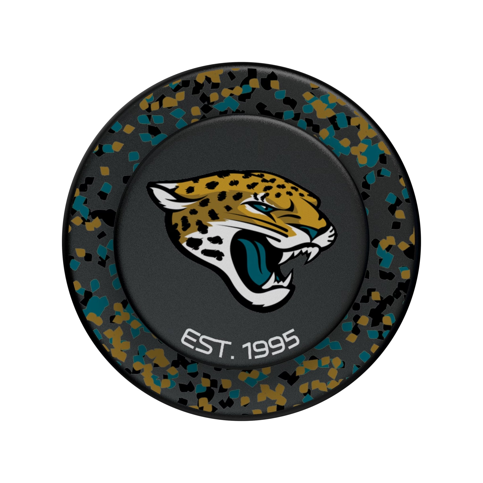 Jacksonville Jaguars Confetti PopSockets Magnetic Phone Grip and Stand 3