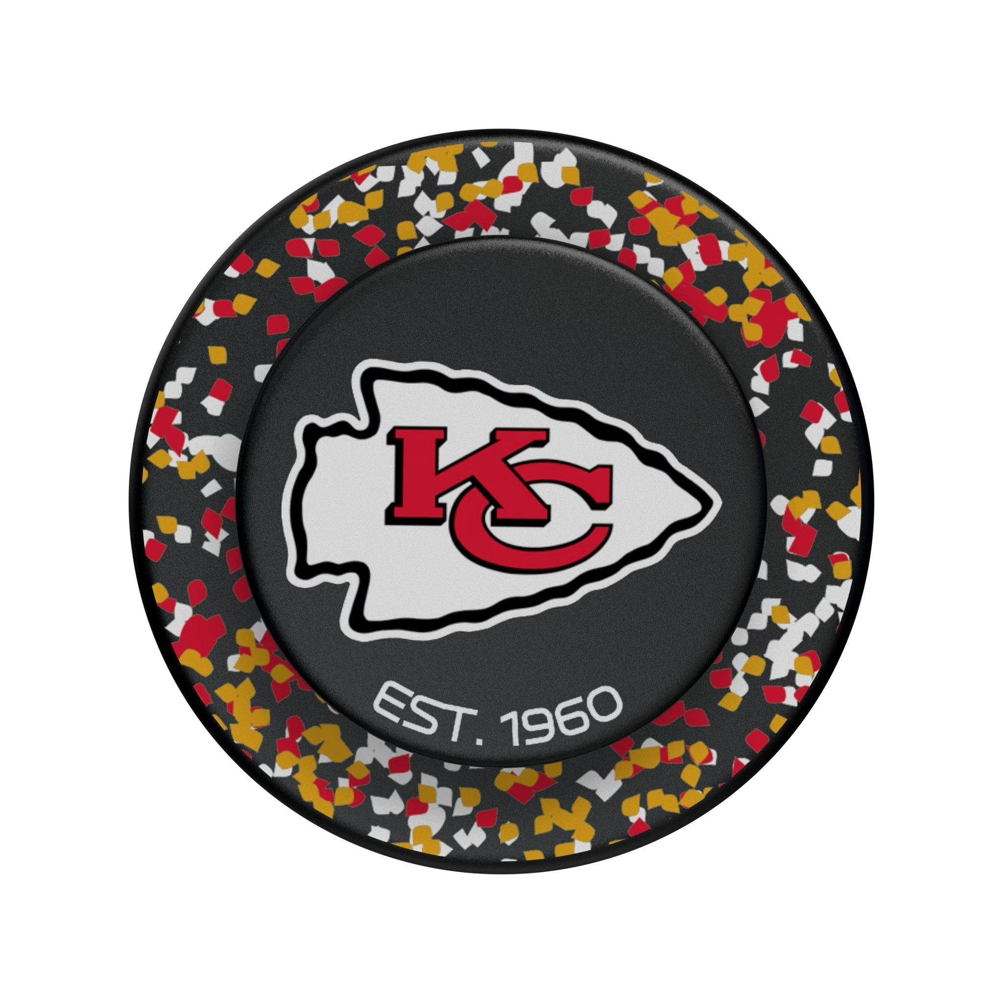Kansas City Chiefs Confetti PopSockets Magnetic Phone Grip and Stand 3