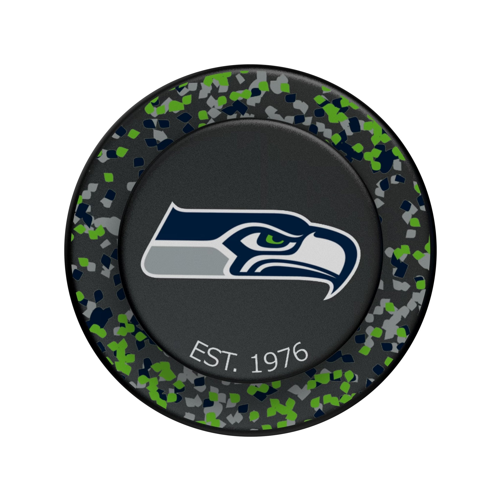 Seattle Seahawks Confetti PopSockets Magnetic Phone Grip and Stand 3