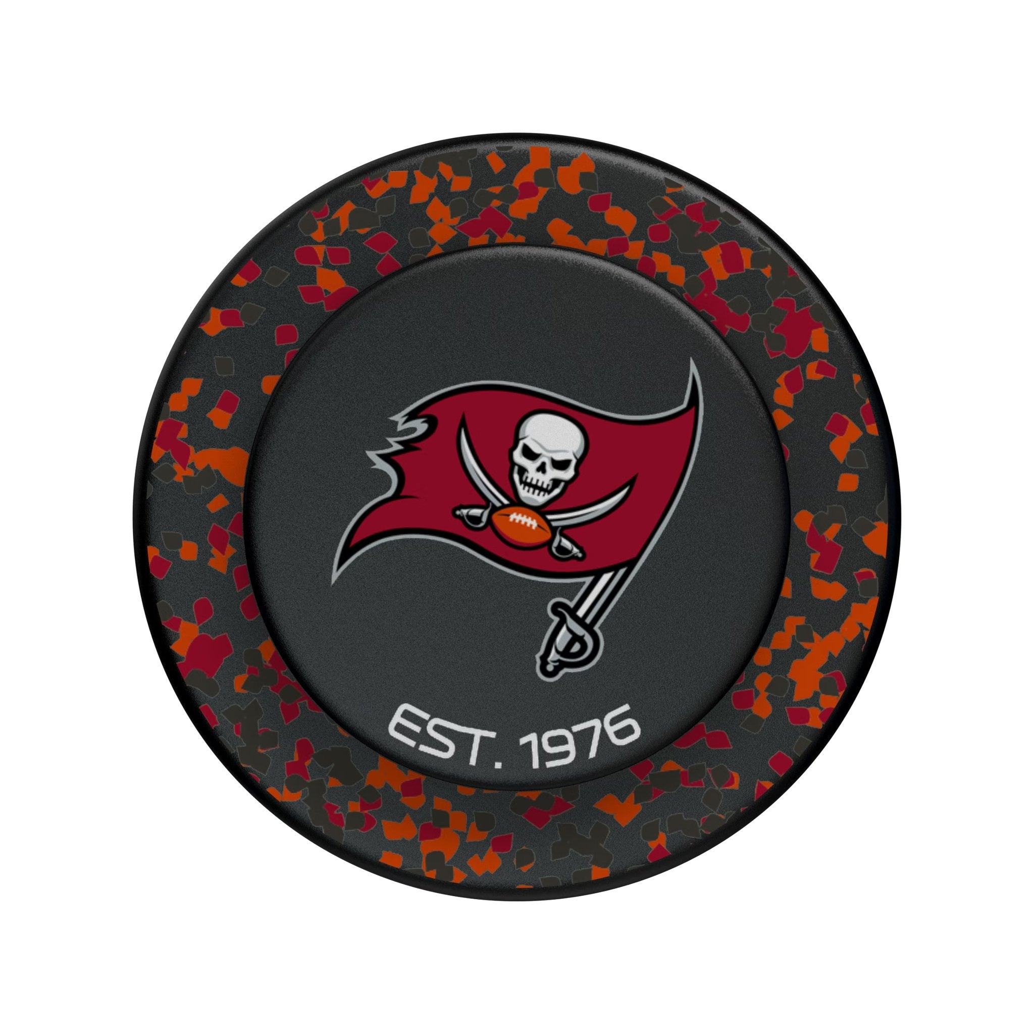 Tampa Bay Buccaneers Confetti PopSockets Magnetic Phone Grip and Stand 3