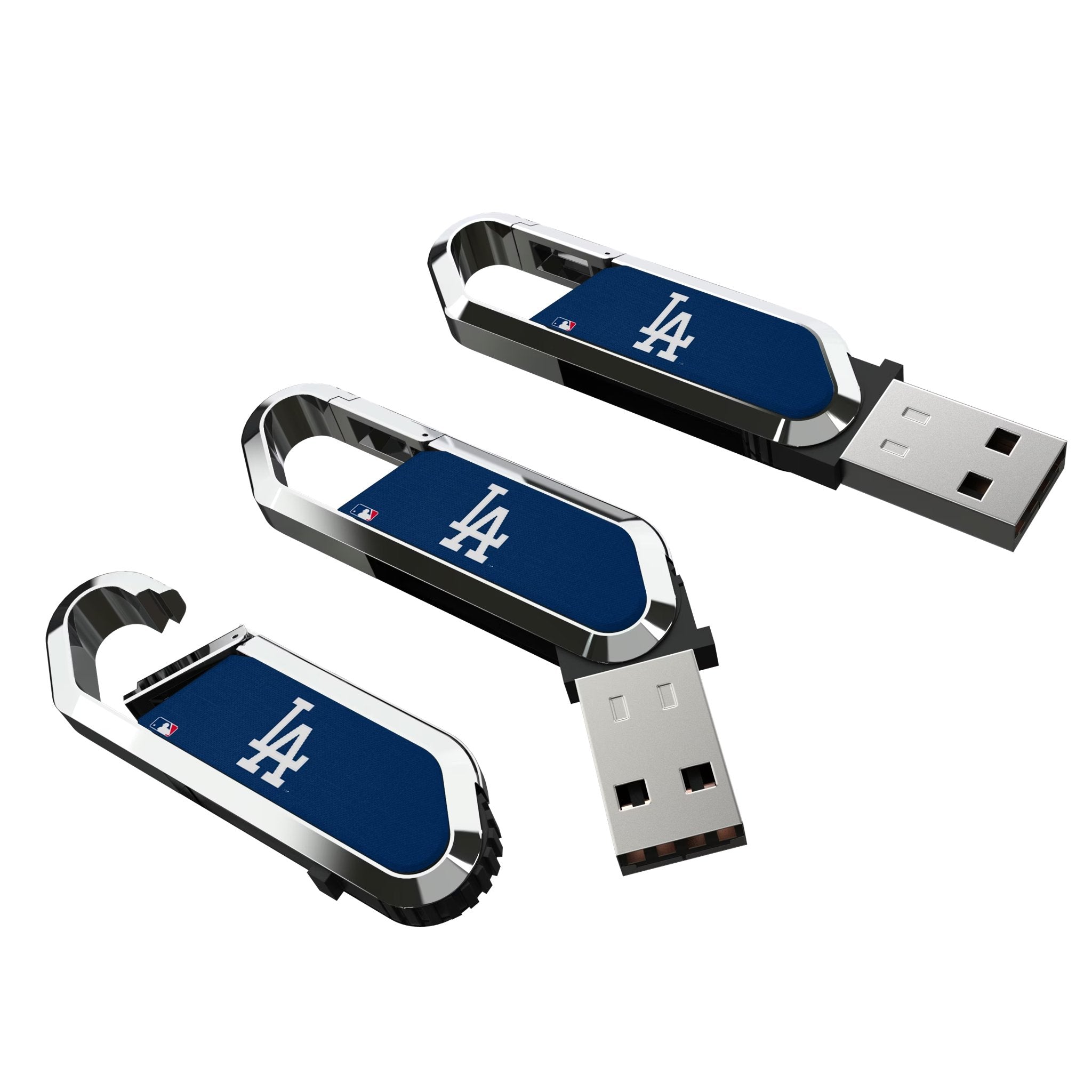 LA Dodgers Solid USB 64GB Clip Style Flash Drive 3