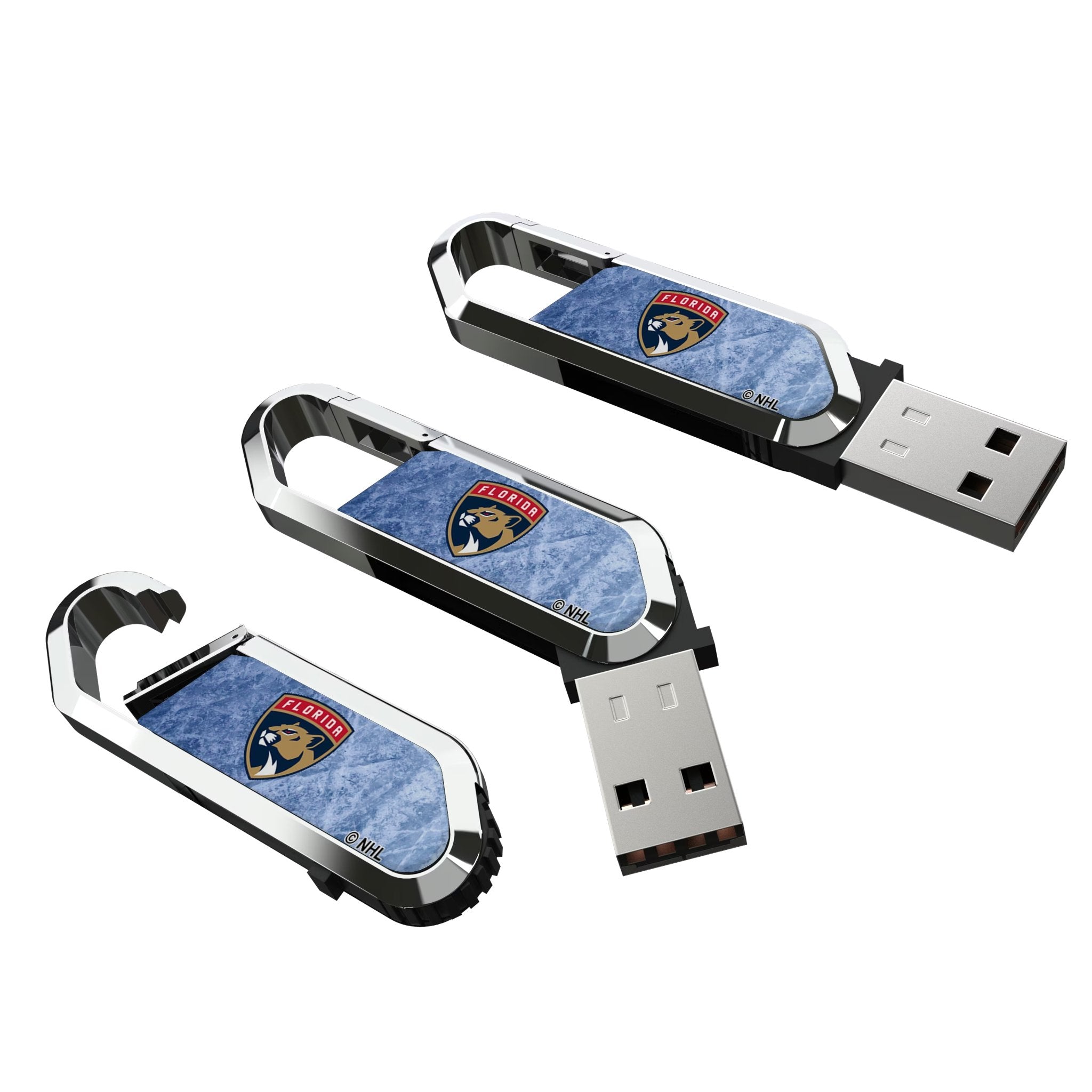 Florida Panthers Ice Flood USB 64GB Clip Style Flash Drive