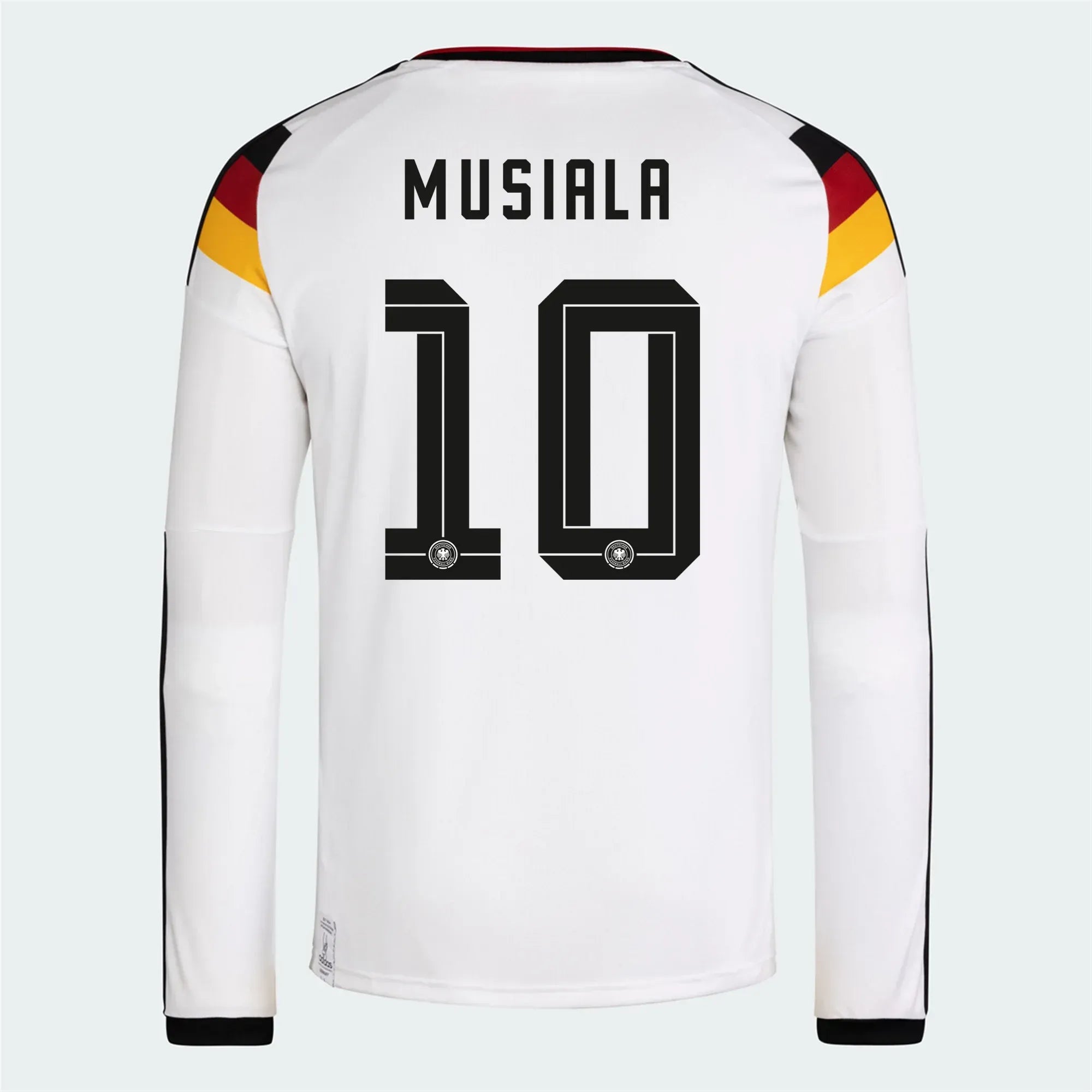 adidas 2026 Germany Men's Stadium Home Long-Sleeve Soccer Jersey 7