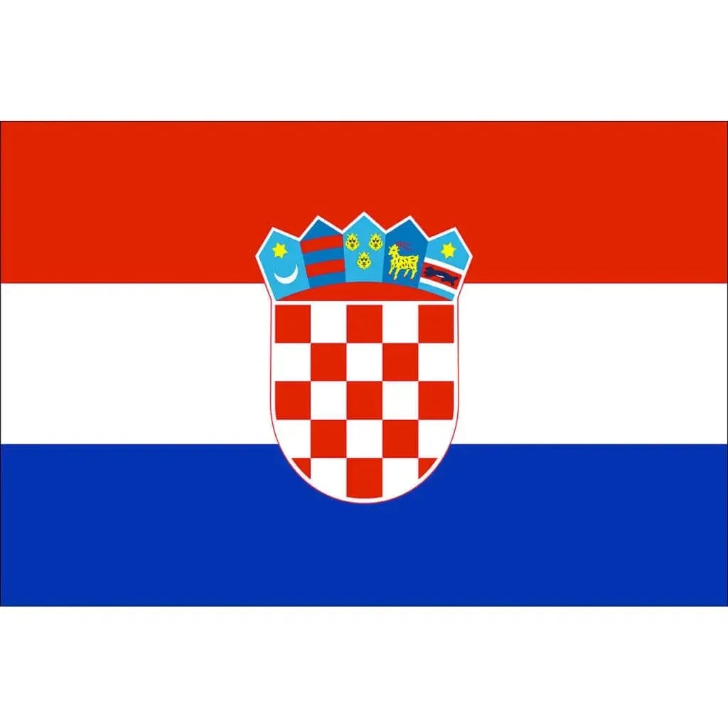 3x5 Country Flag - Croatia 1