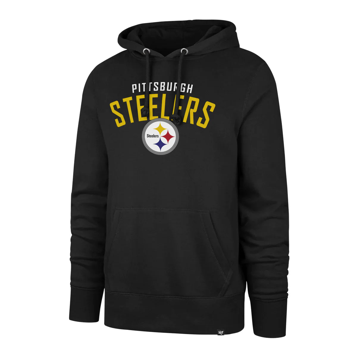 Pittsburgh Steelers - Jet Black Outrush Headline Hoodie 1