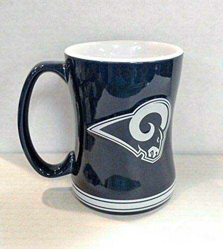 Los Angeles Rams Throwback Logo Relief Coffee Mug 1
