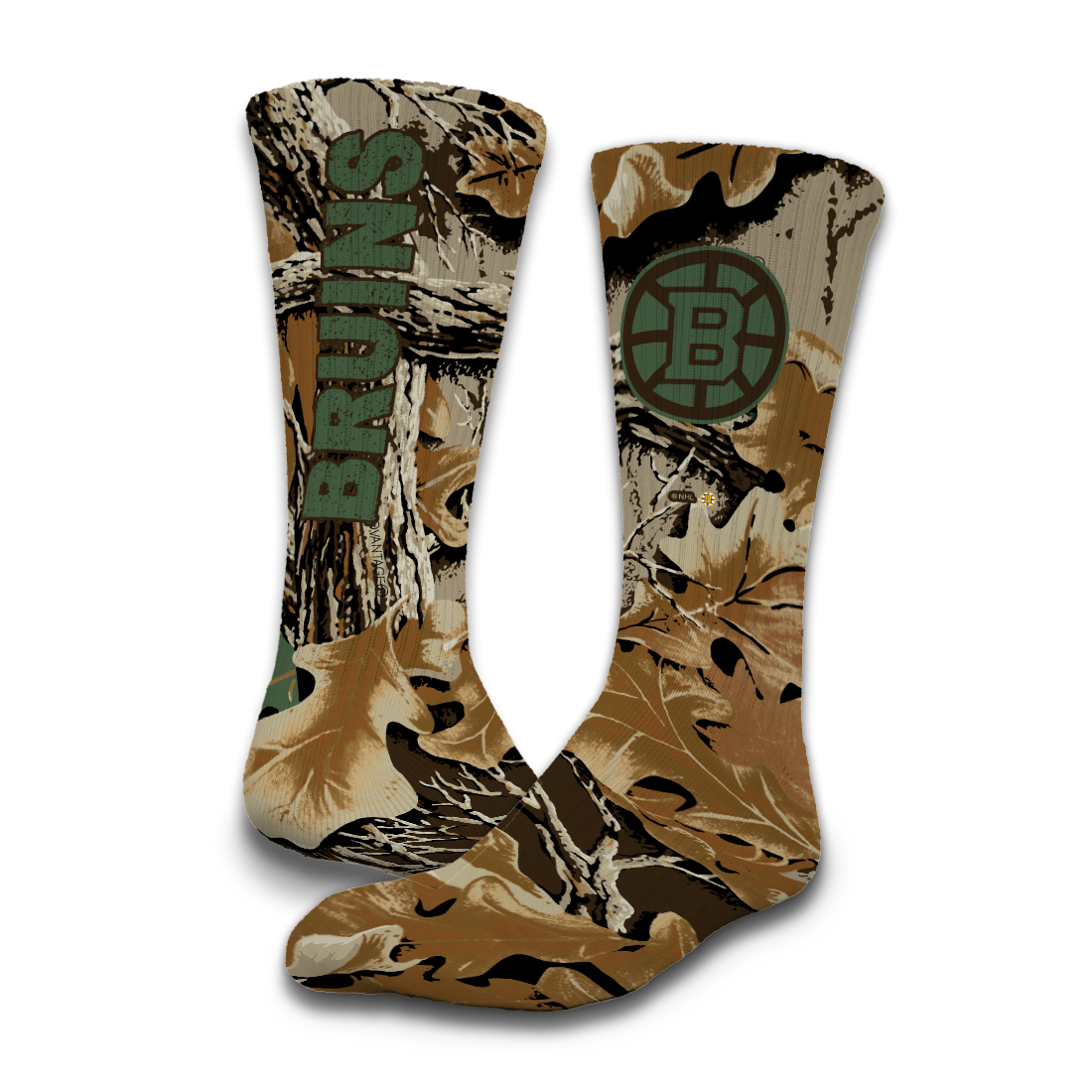 Boston Bruins RealTree Camo Sock/Slide Bundle
