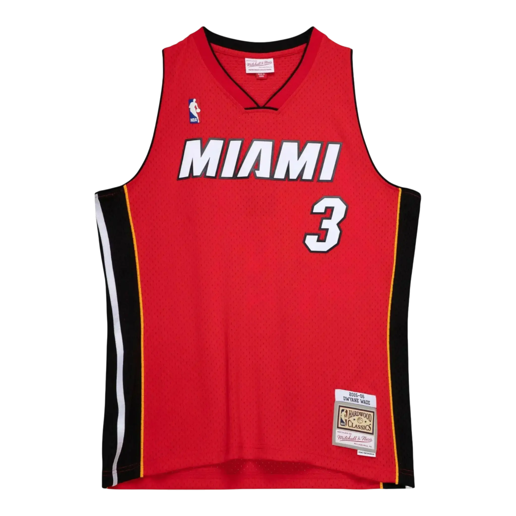 Mitchell & Ness Miami Heat 2005-06 Dwyane Wade Men Jersey Red 1