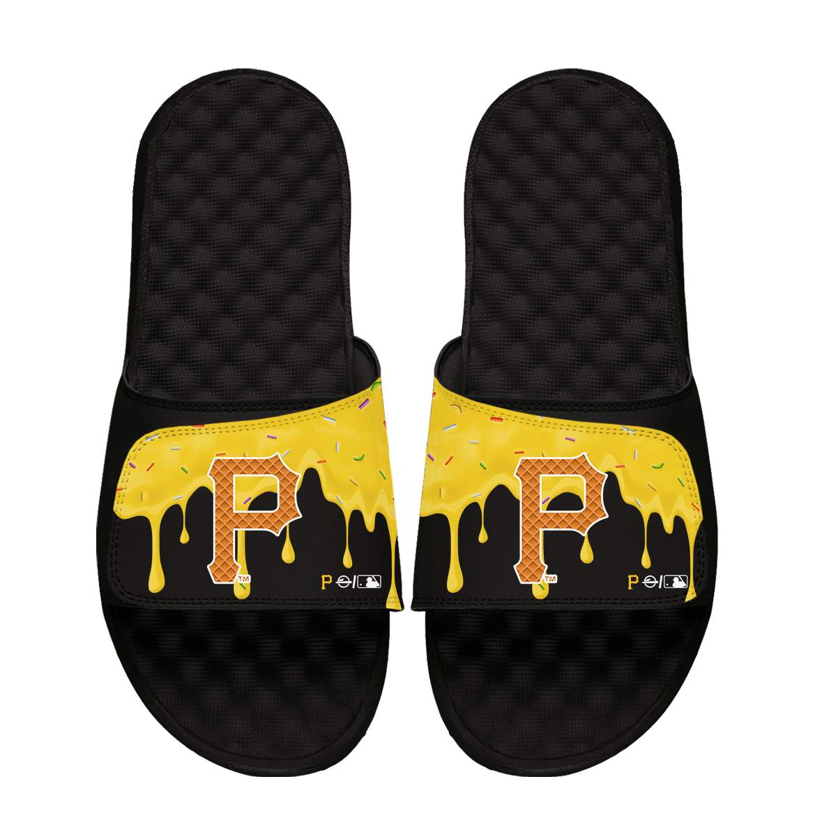 Pittsburgh Pirates Ice Cream Drip Slide Sandals 1
